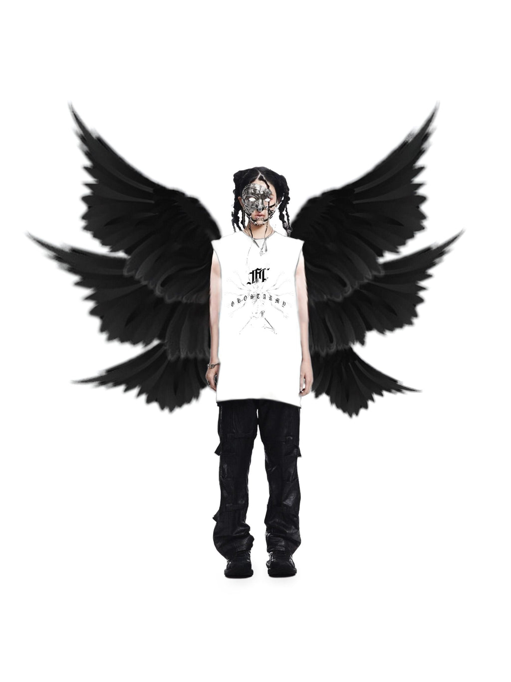 Ghost Army Logo Tee White