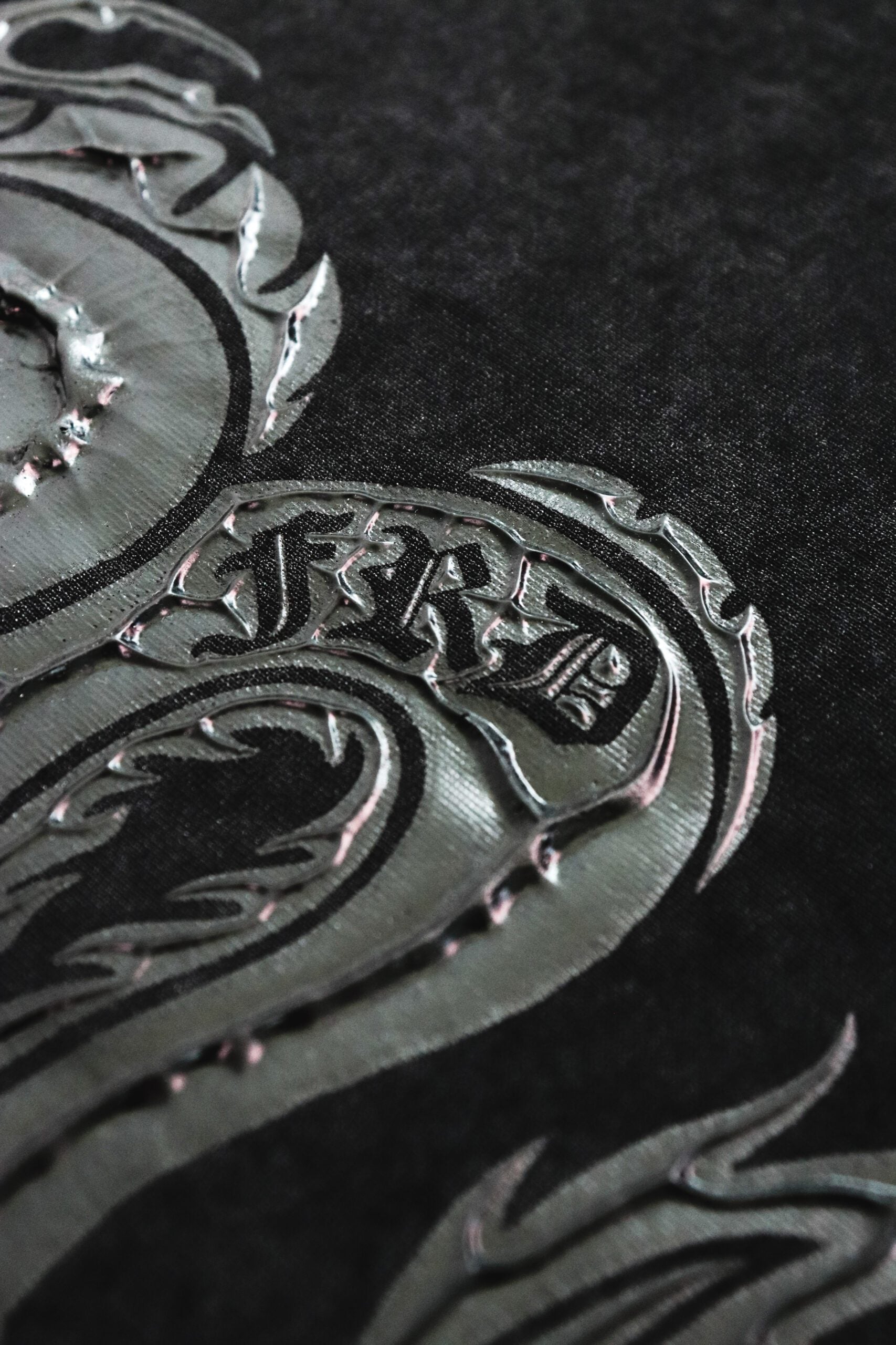 Dark Dragon Stoned Wash Tee Black