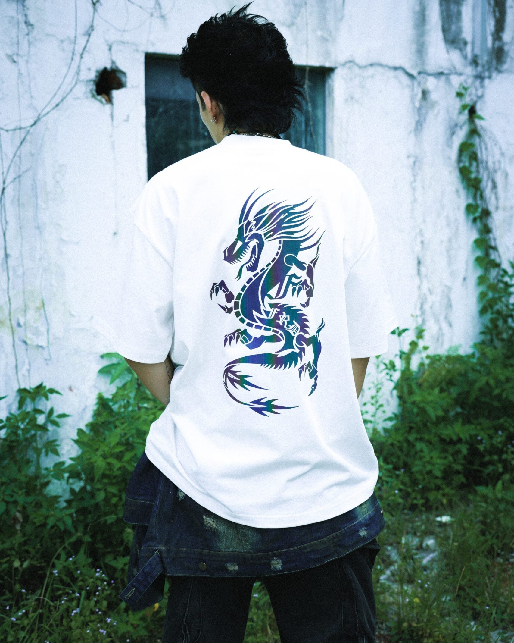 Razer Rainbow Snake Tee White