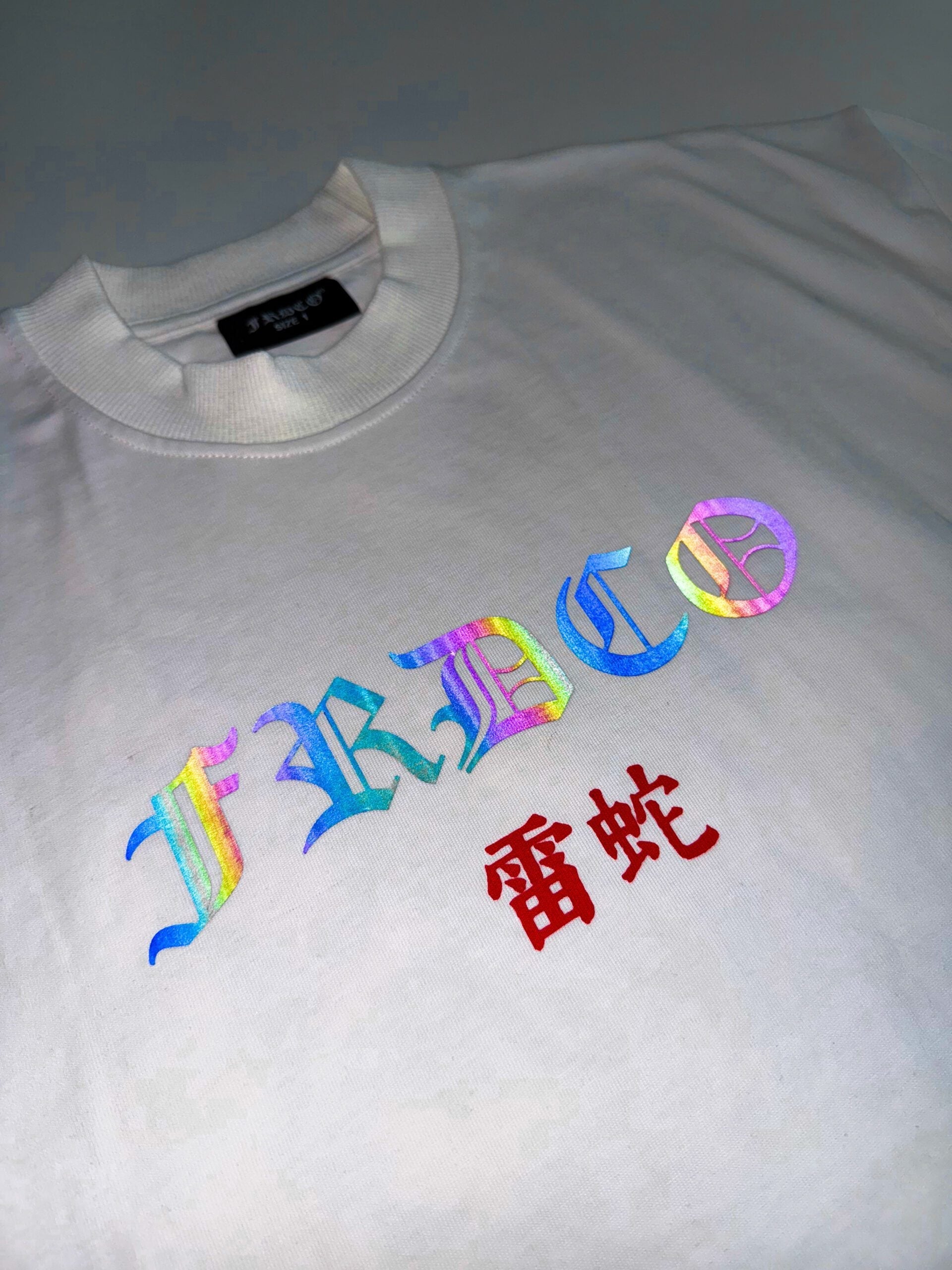 Razer Rainbow Snake Tee White