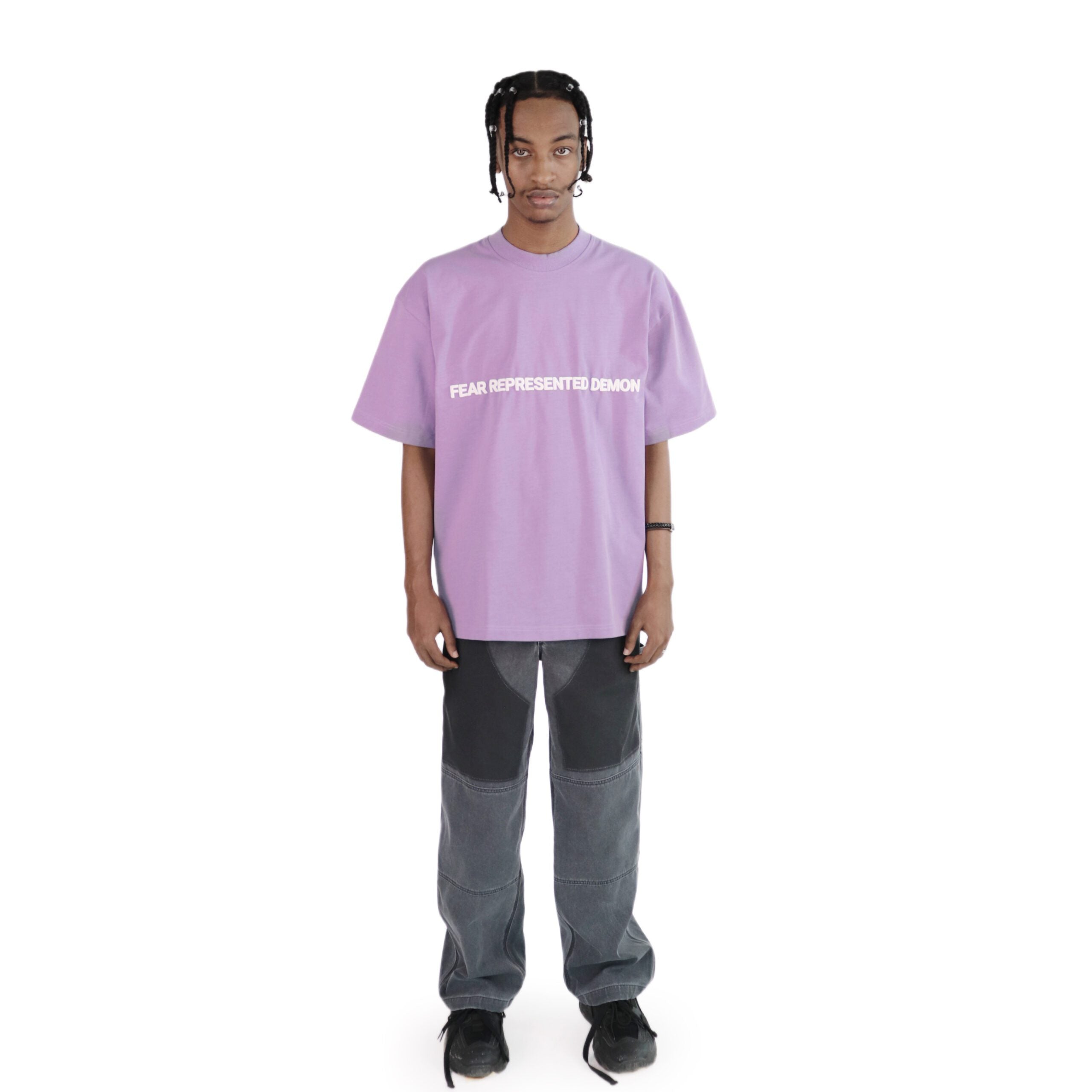 SS24 Embossed Logo Tee Dark Purple