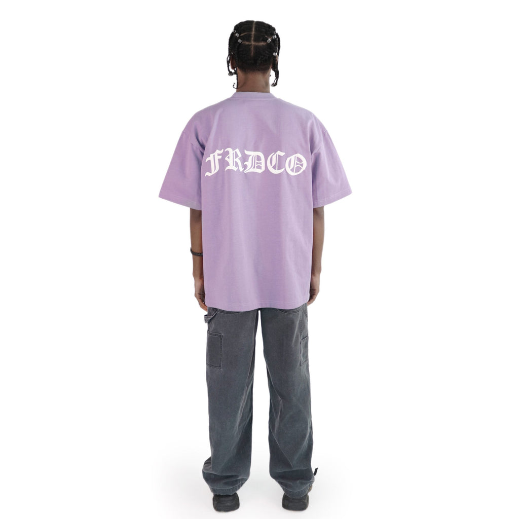 SS24 Embossed Logo Tee Dark Purple
