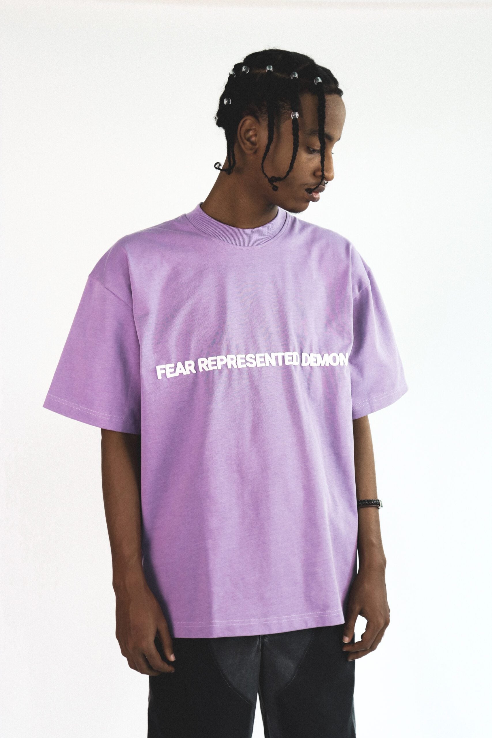 SS24 Embossed Logo Tee Dark Purple