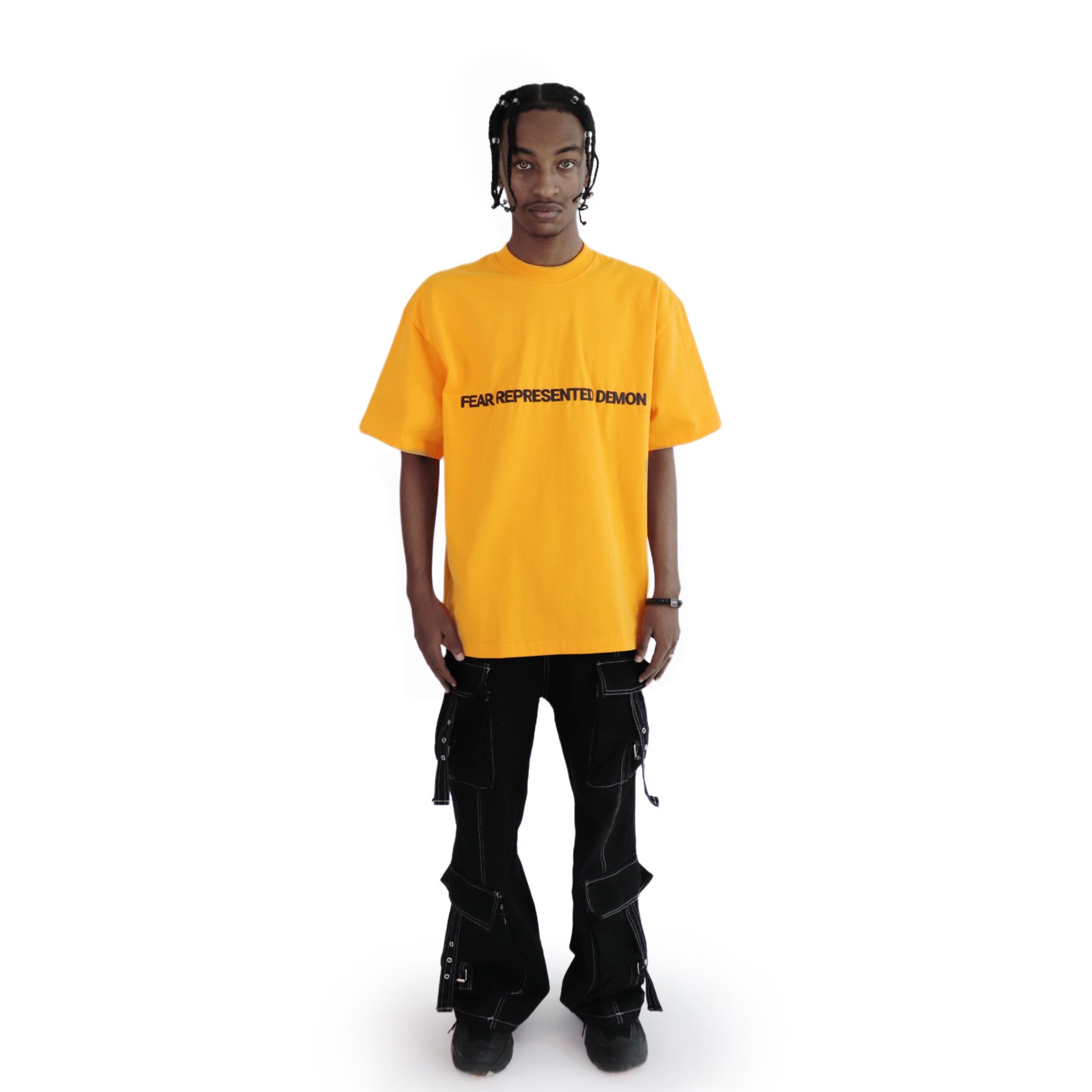 SS24 Embossed Logo Tee Orange