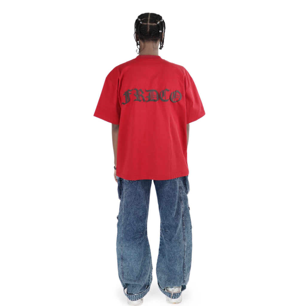 SS24 Embossed Logo Tee Maroon
