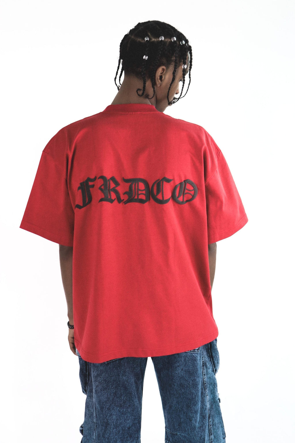 SS24 Embossed Logo Tee Maroon