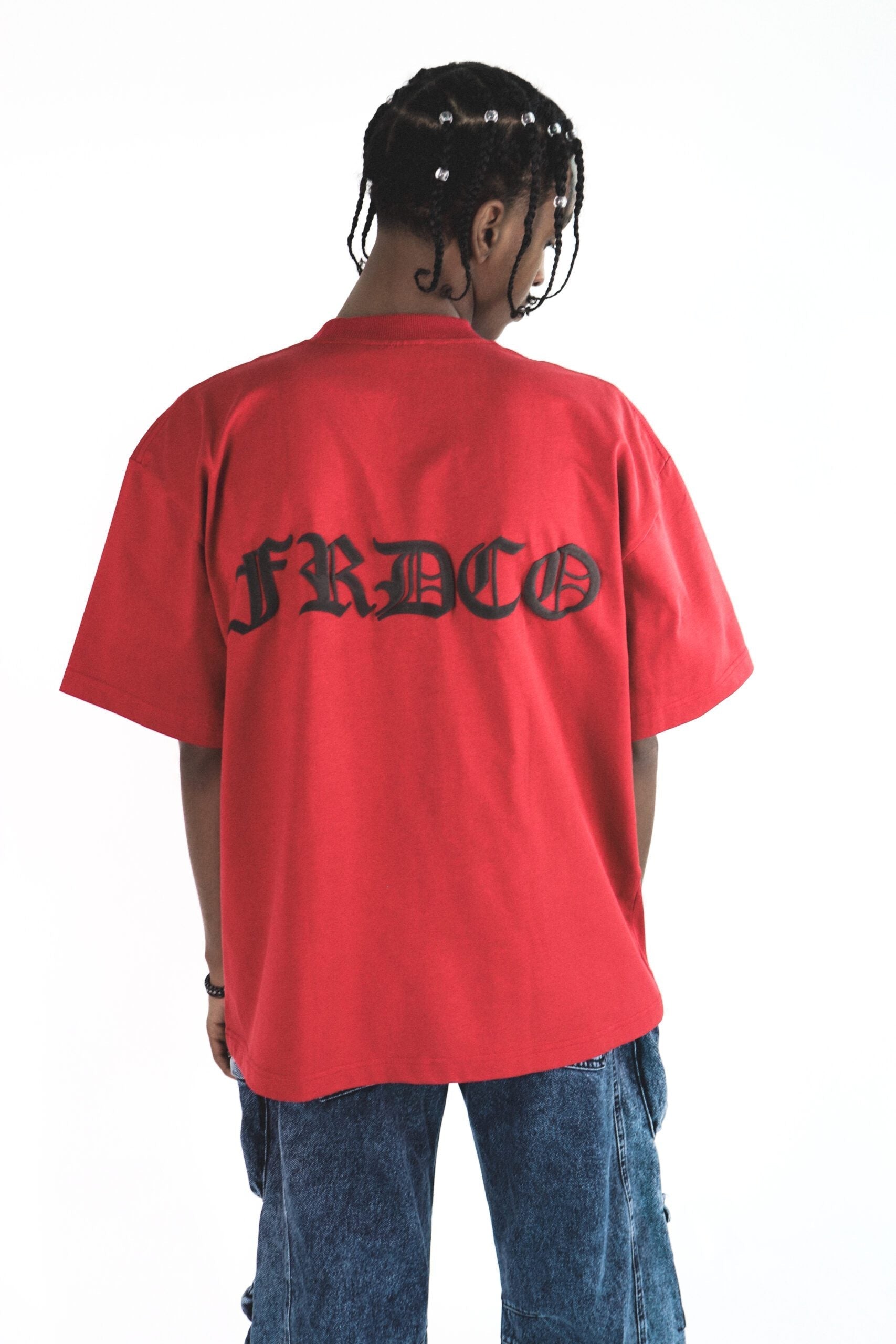 SS24 Embossed Logo Tee Maroon