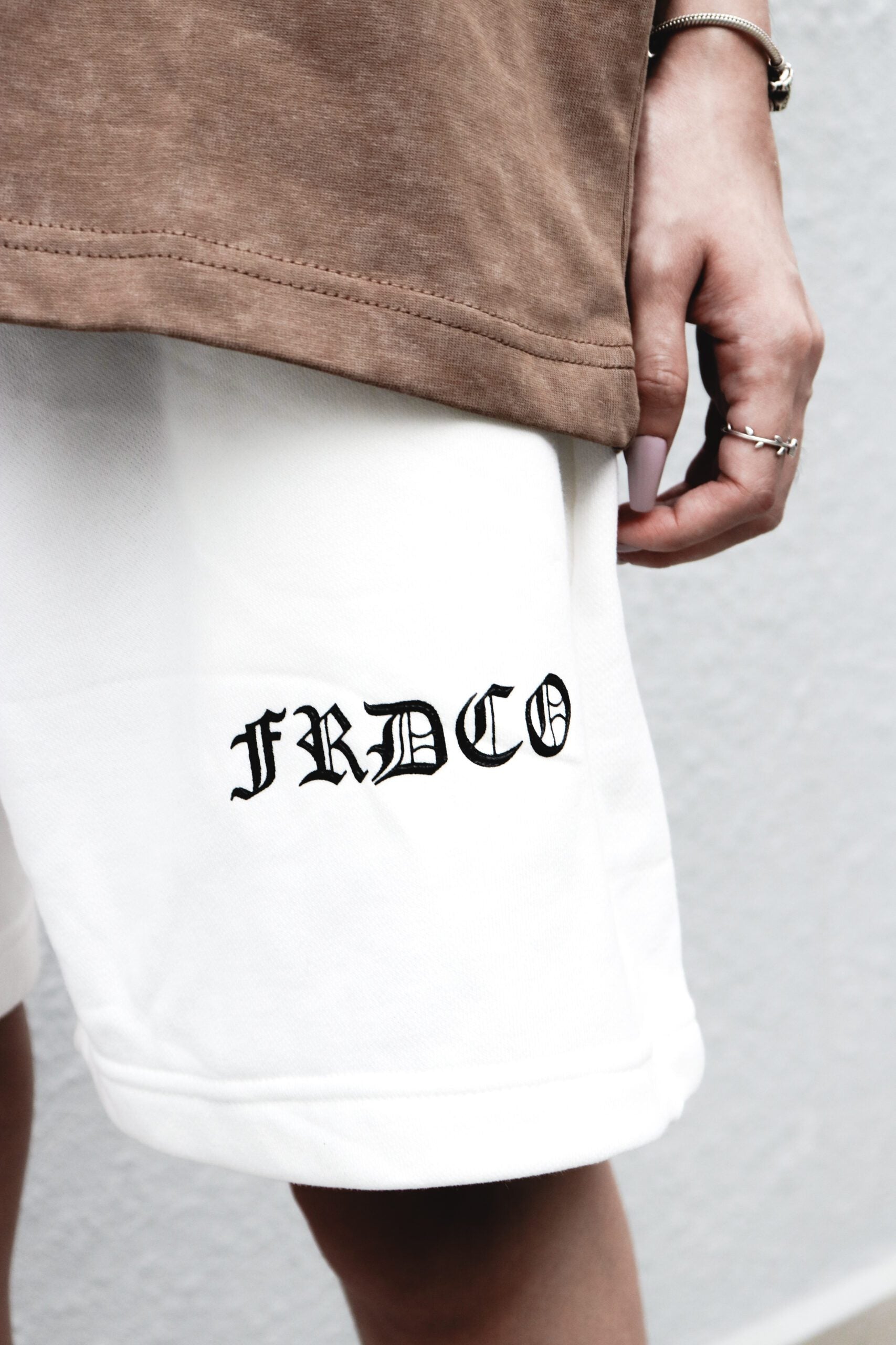 Essential Stoned Logo Pants White