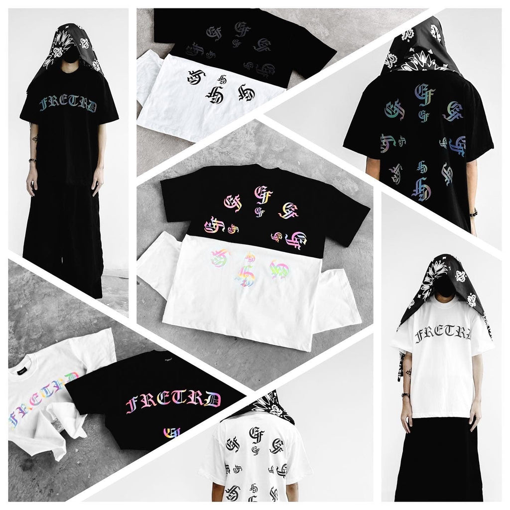FRDCO X ETREND : EF Rainbow Reflective Tee White