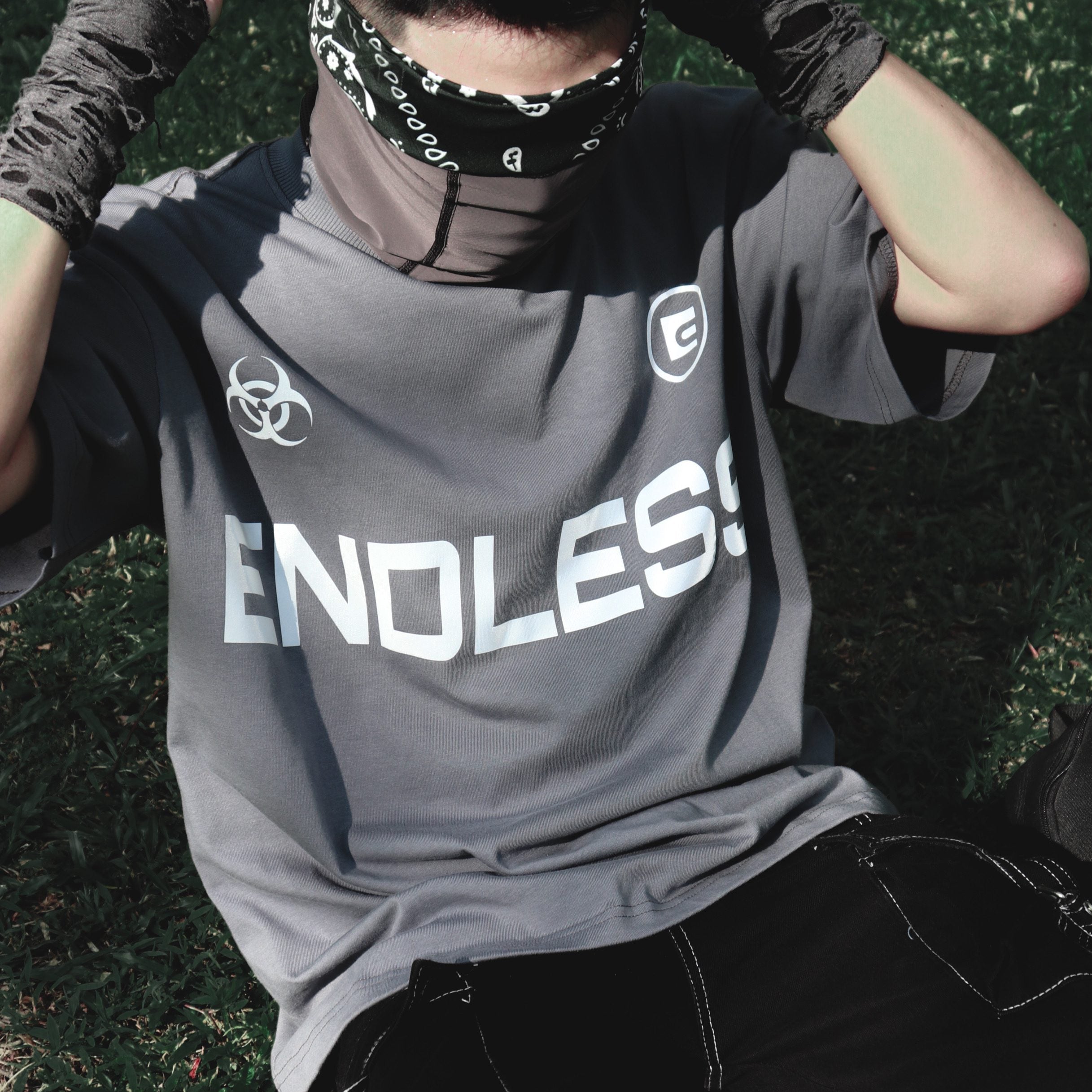 FRDCO X ENDLESS : Reflective Toxic Tee Grey