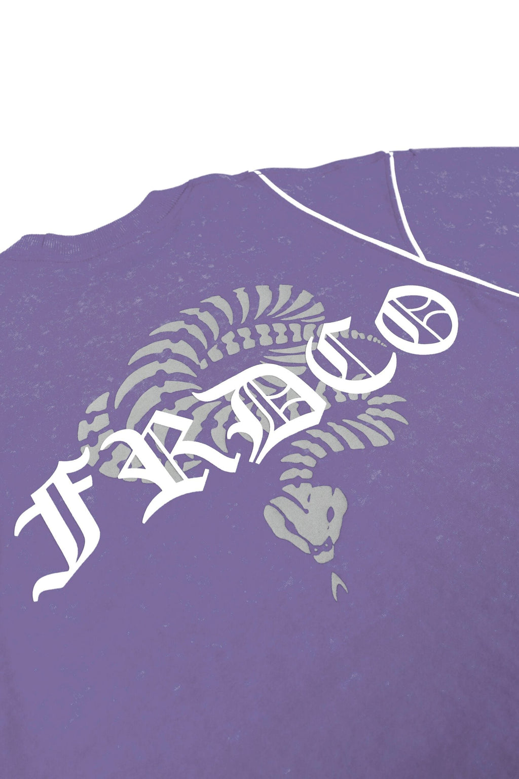 Stoned Snake Bone Washed Tee Purple