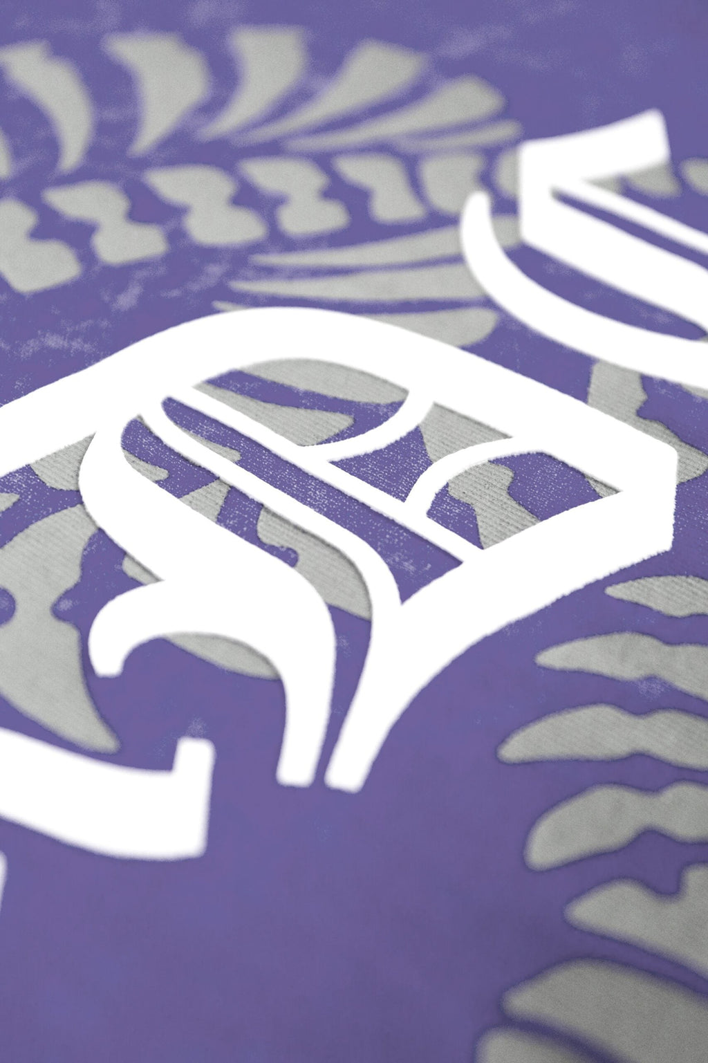 Stoned Snake Bone Washed Tee Purple