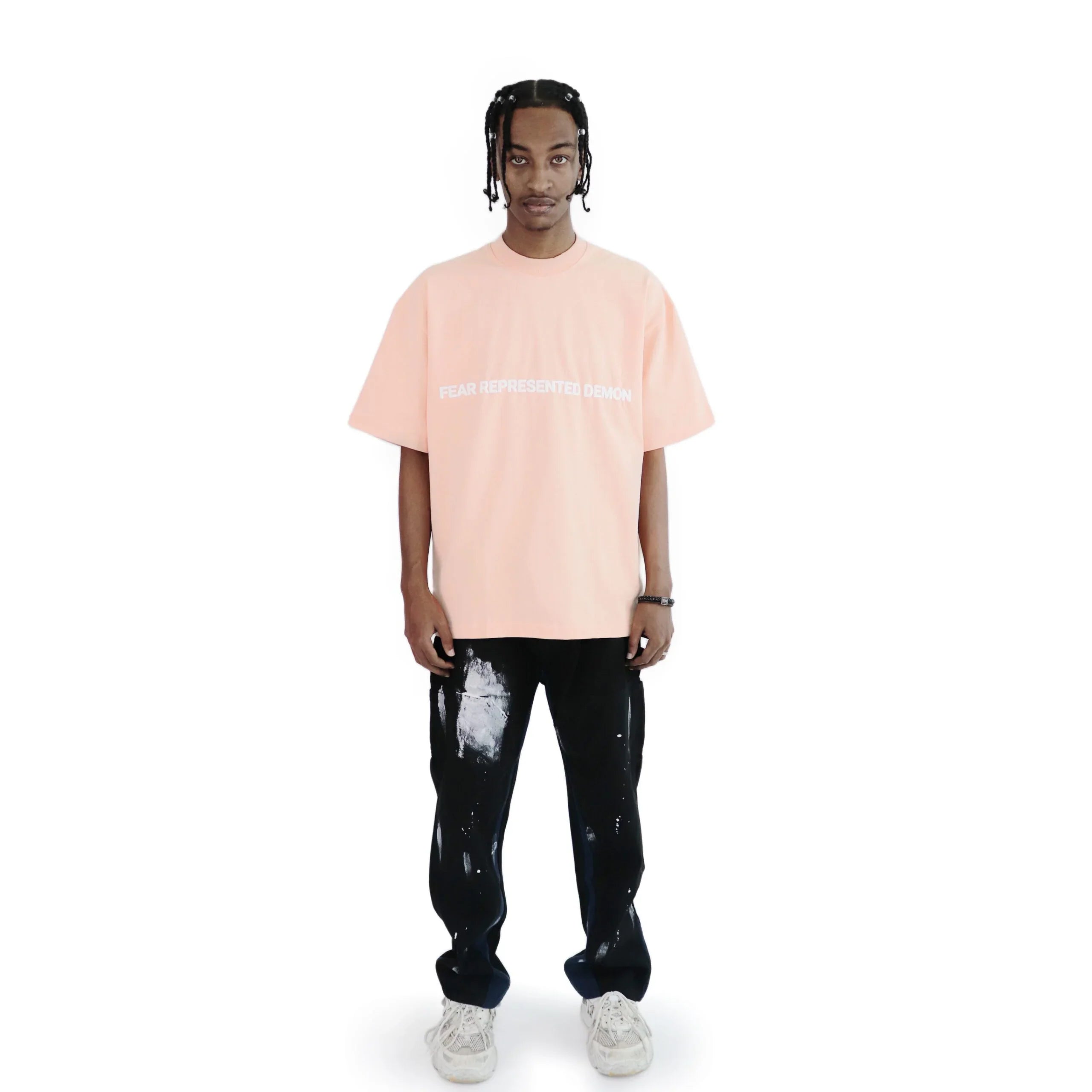 SS24 Embossed Logo Tee Peach