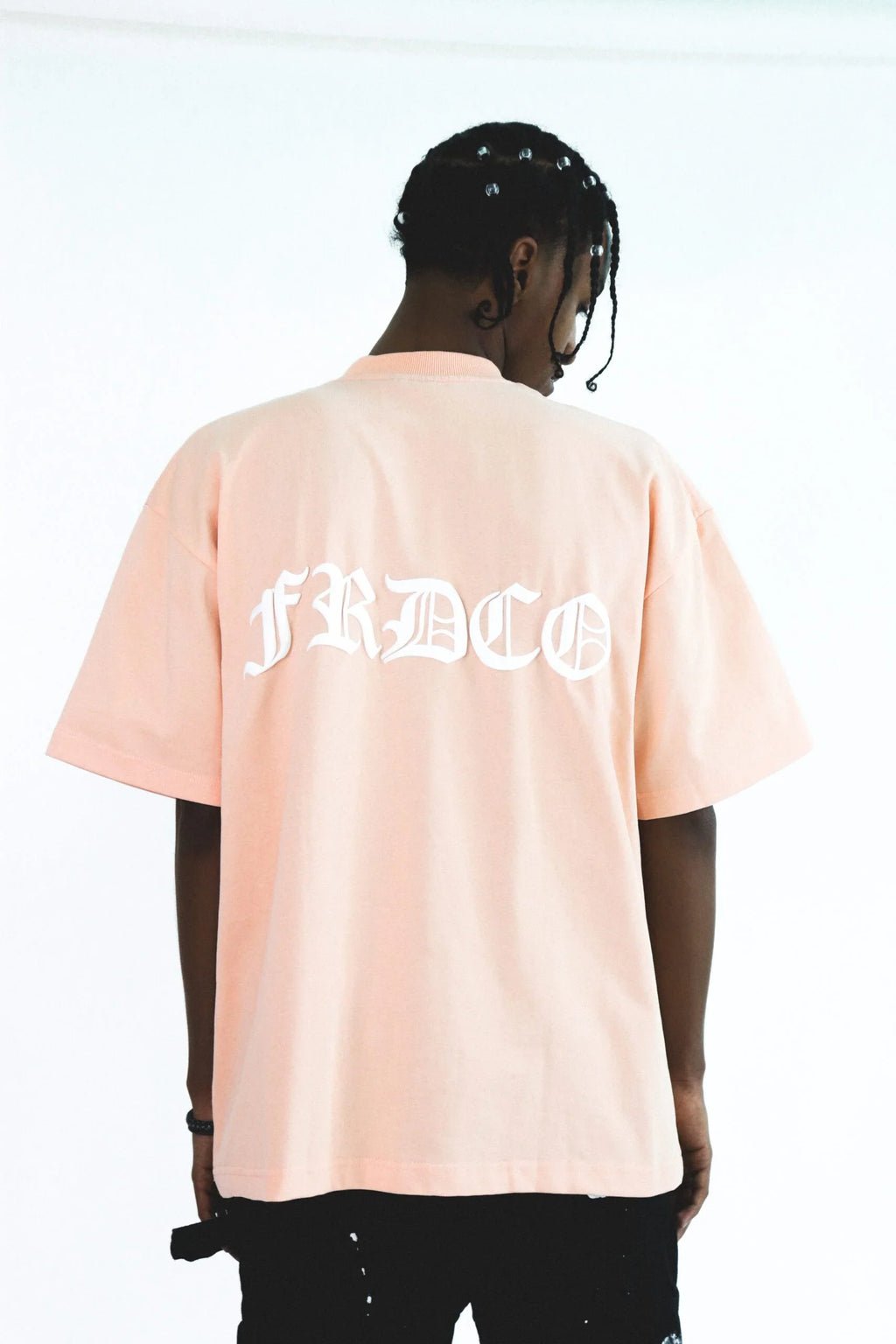 SS24 Embossed Logo Tee Peach