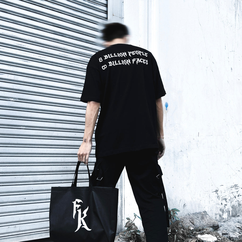 S23 Two Face Logo Tee Black