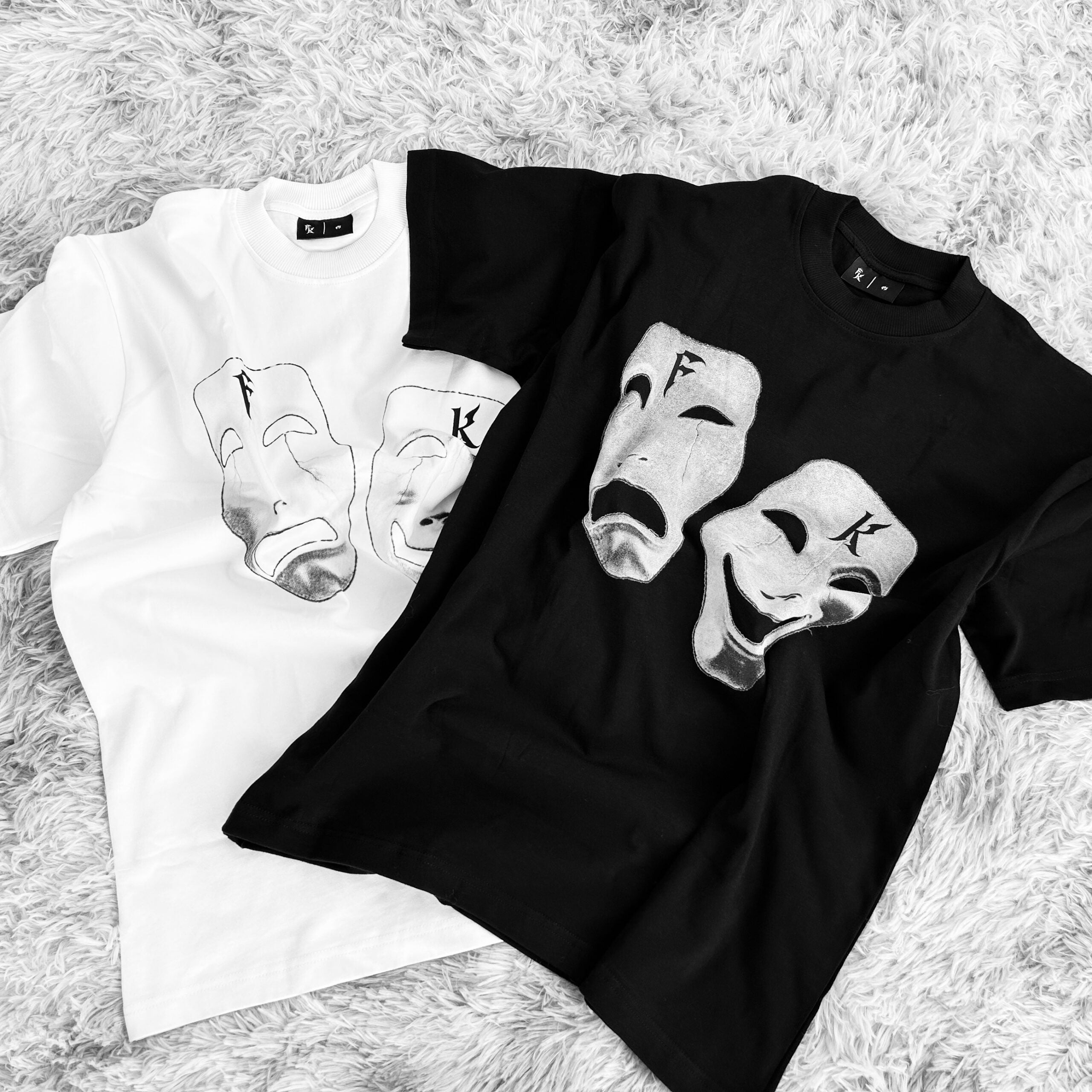 S23 Two Face Logo Tee Black