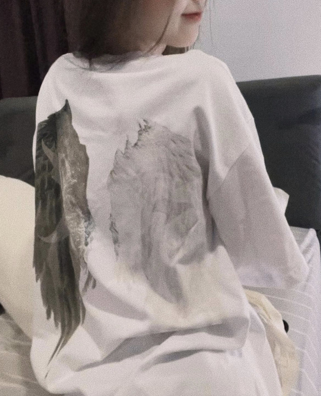 A&D Wings Logo Tee White