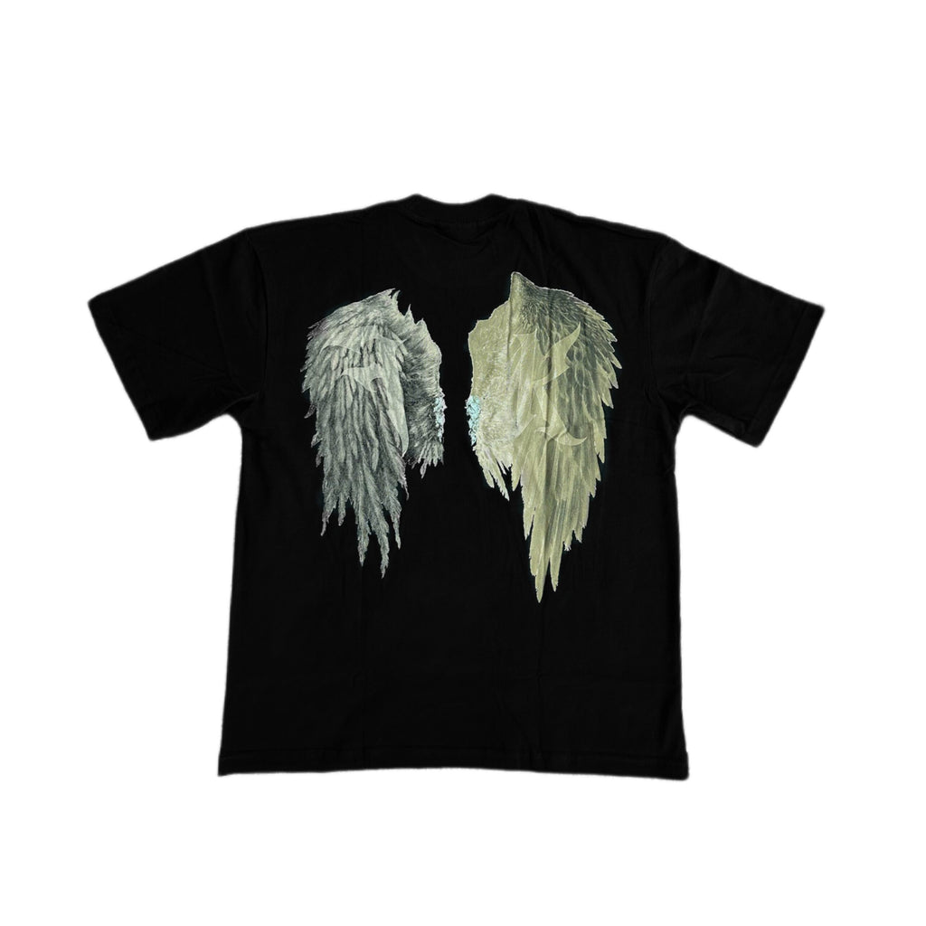 A&D Wings Logo Tee Black