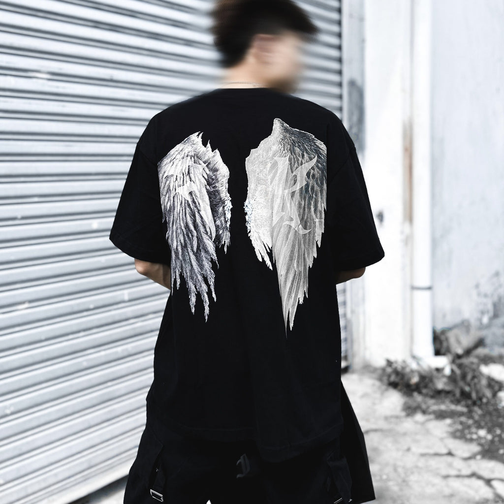 A&D Wings Logo Tee Black