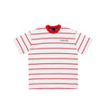 Social Test Stripes Tee Red