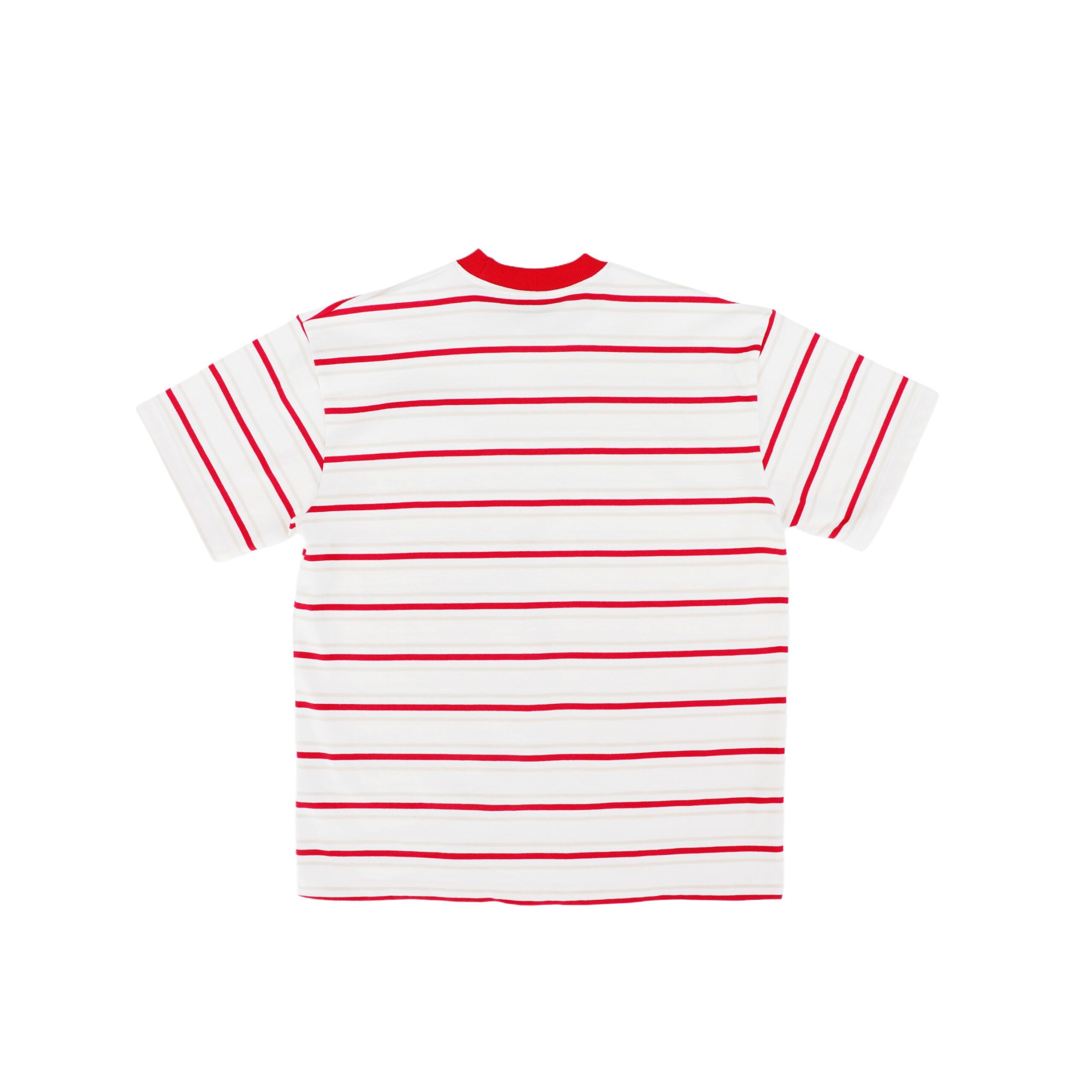 Social Test Stripes Tee Red