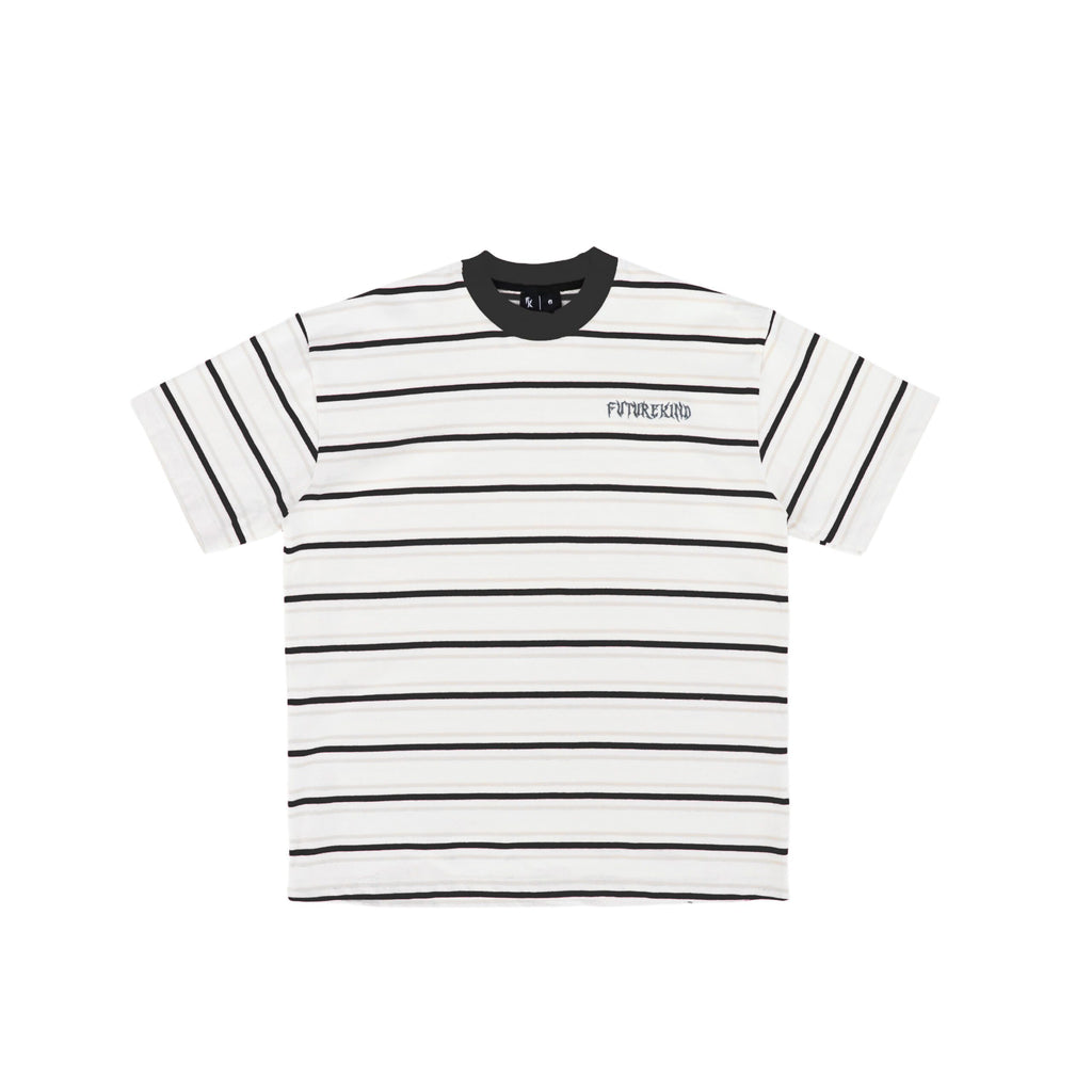 Social Test Stripes Tee Black