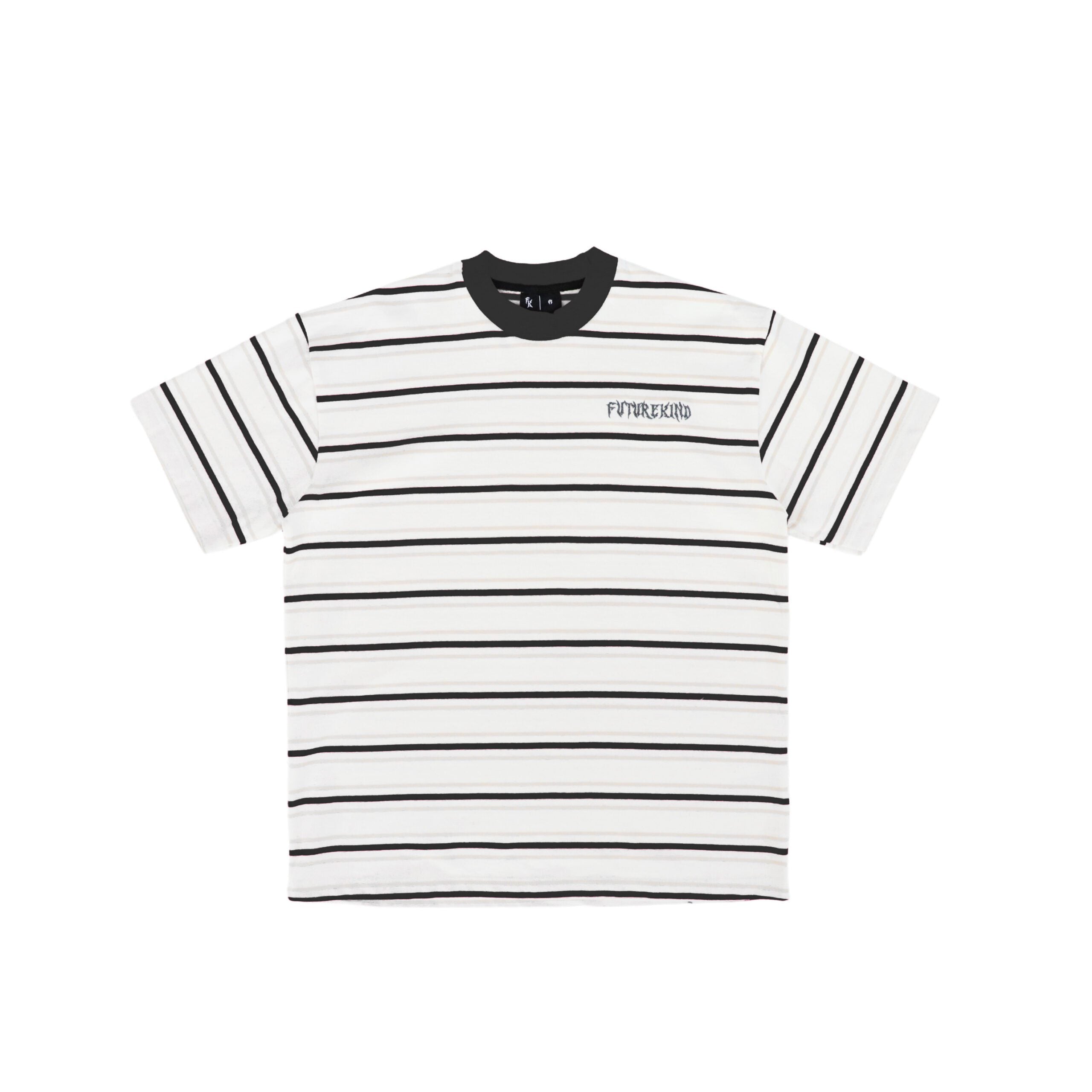 Social Test Stripes Tee Black
