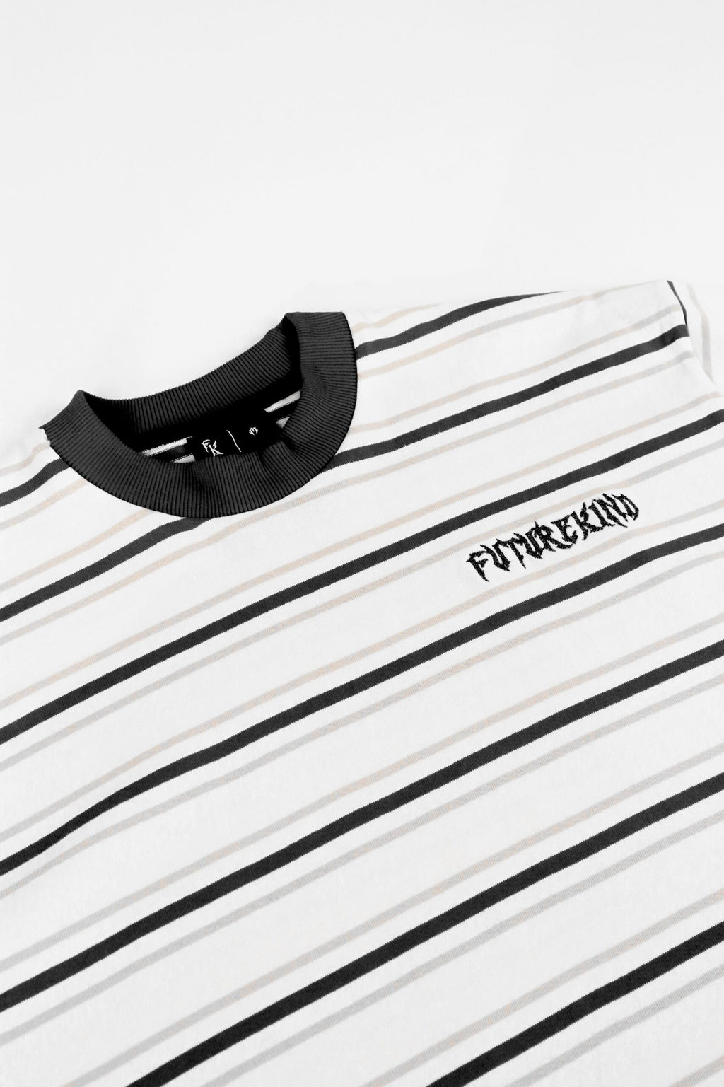Social Test Stripes Tee Black