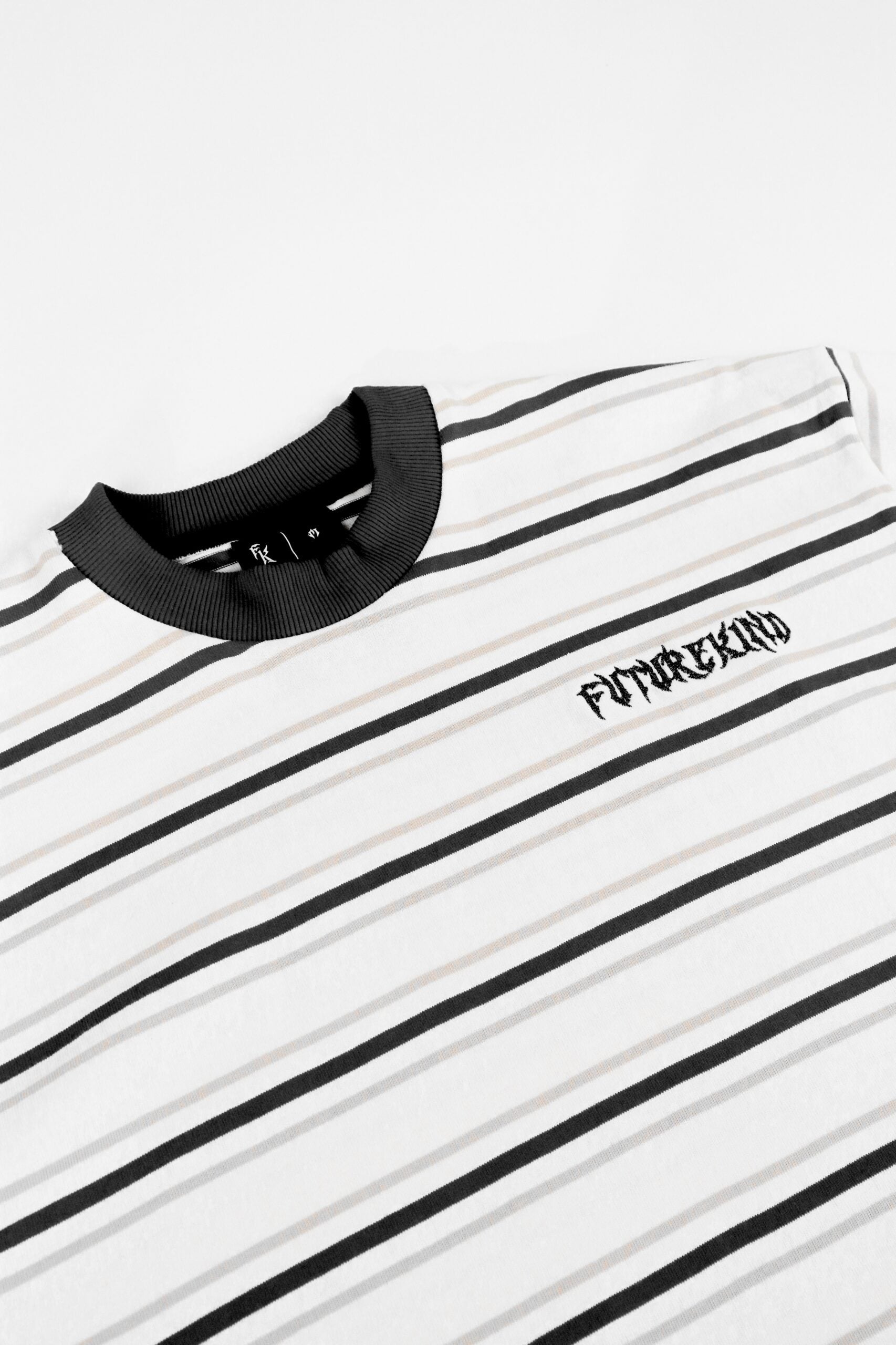 Social Test Stripes Tee Black