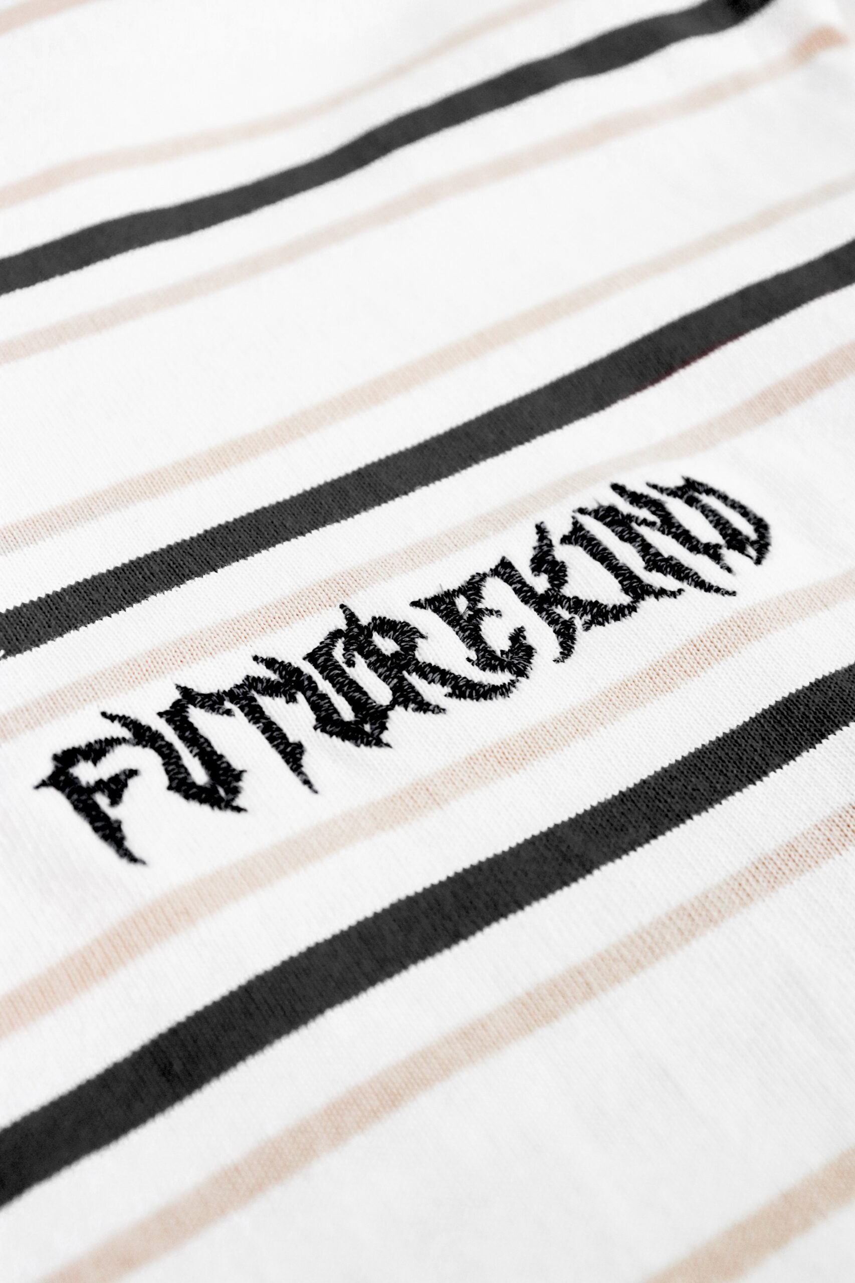 Social Test Stripes Tee Black