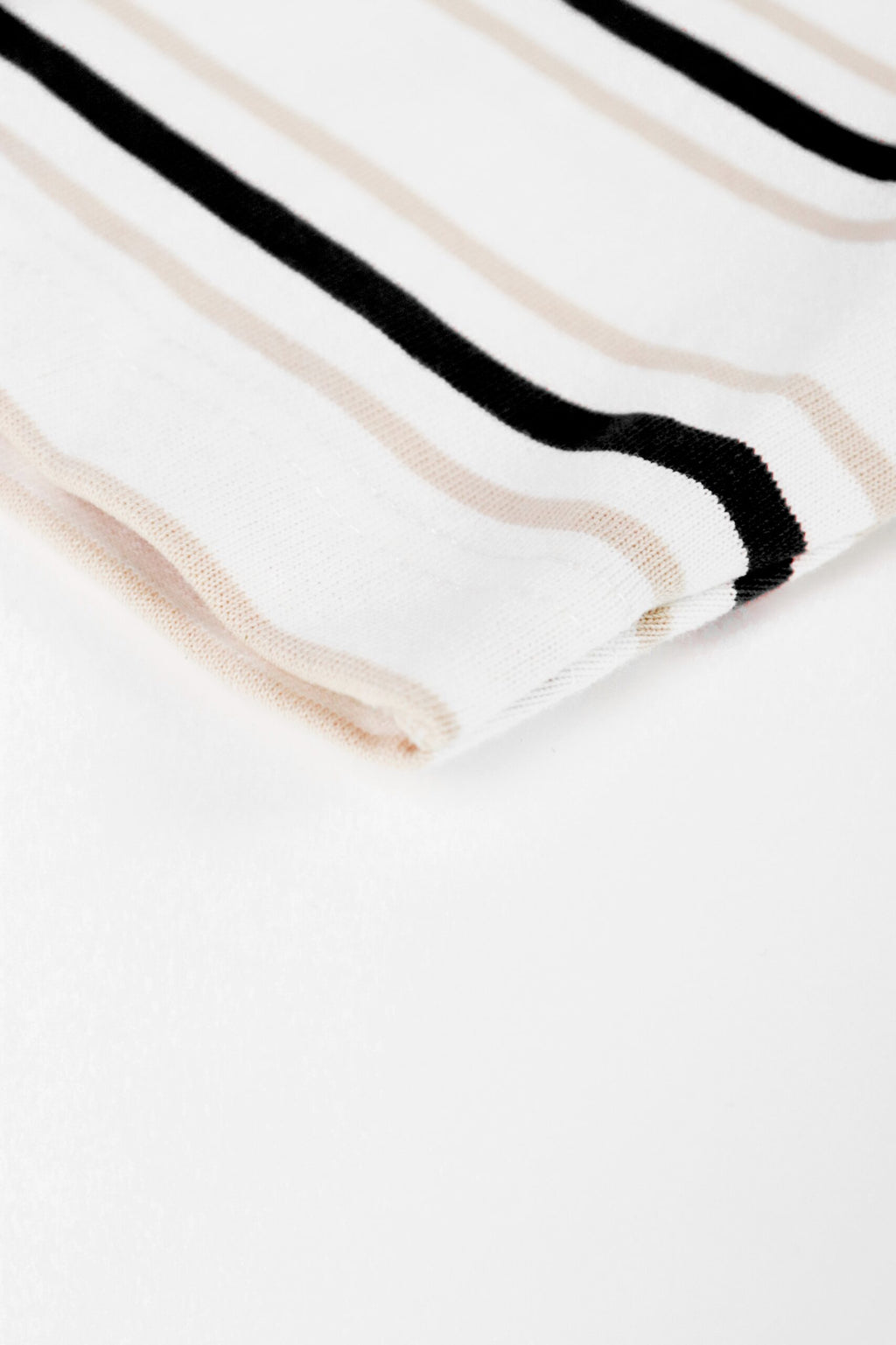 Social Test Stripes Tee Black