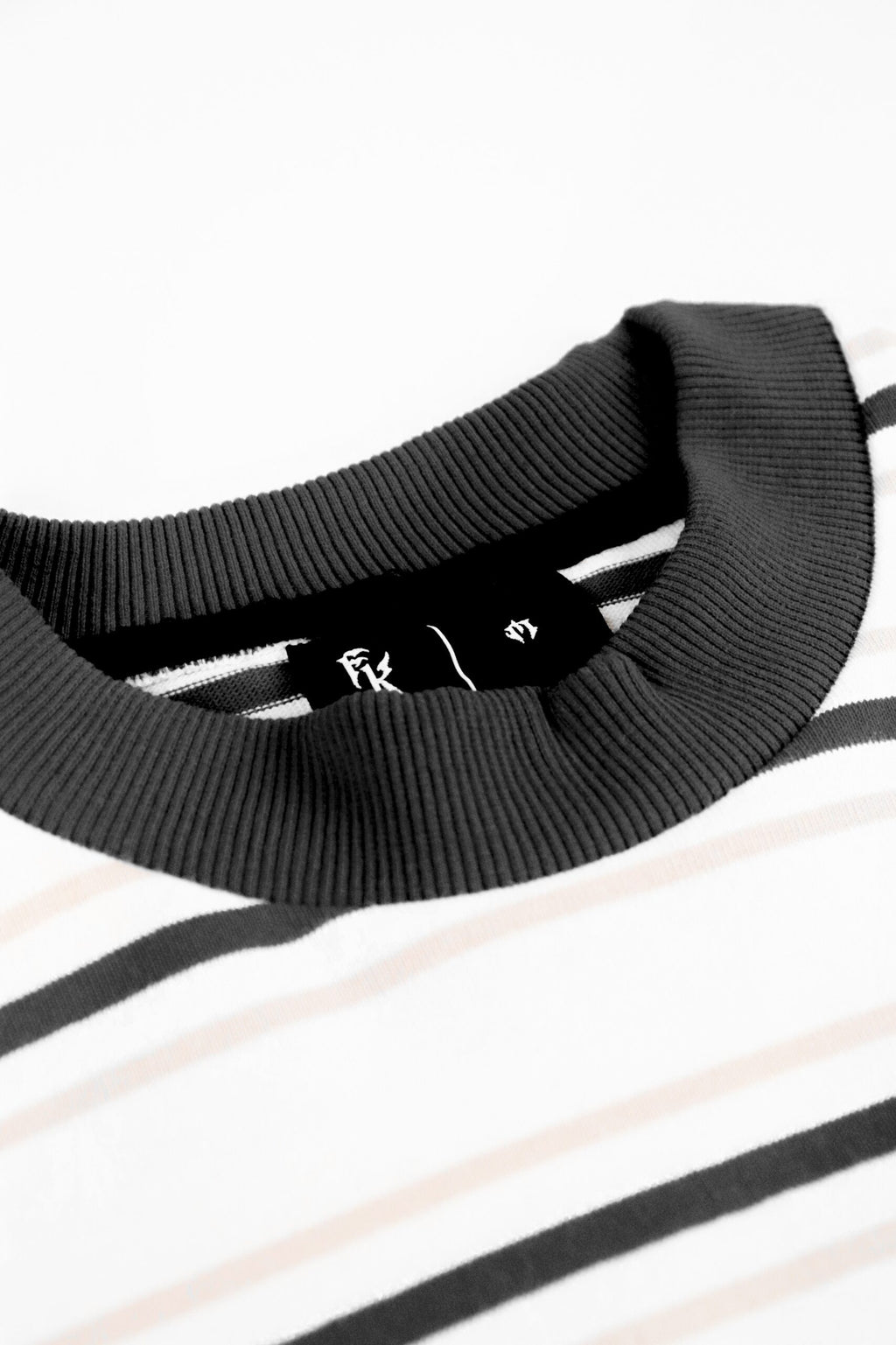 Social Test Stripes Tee Black