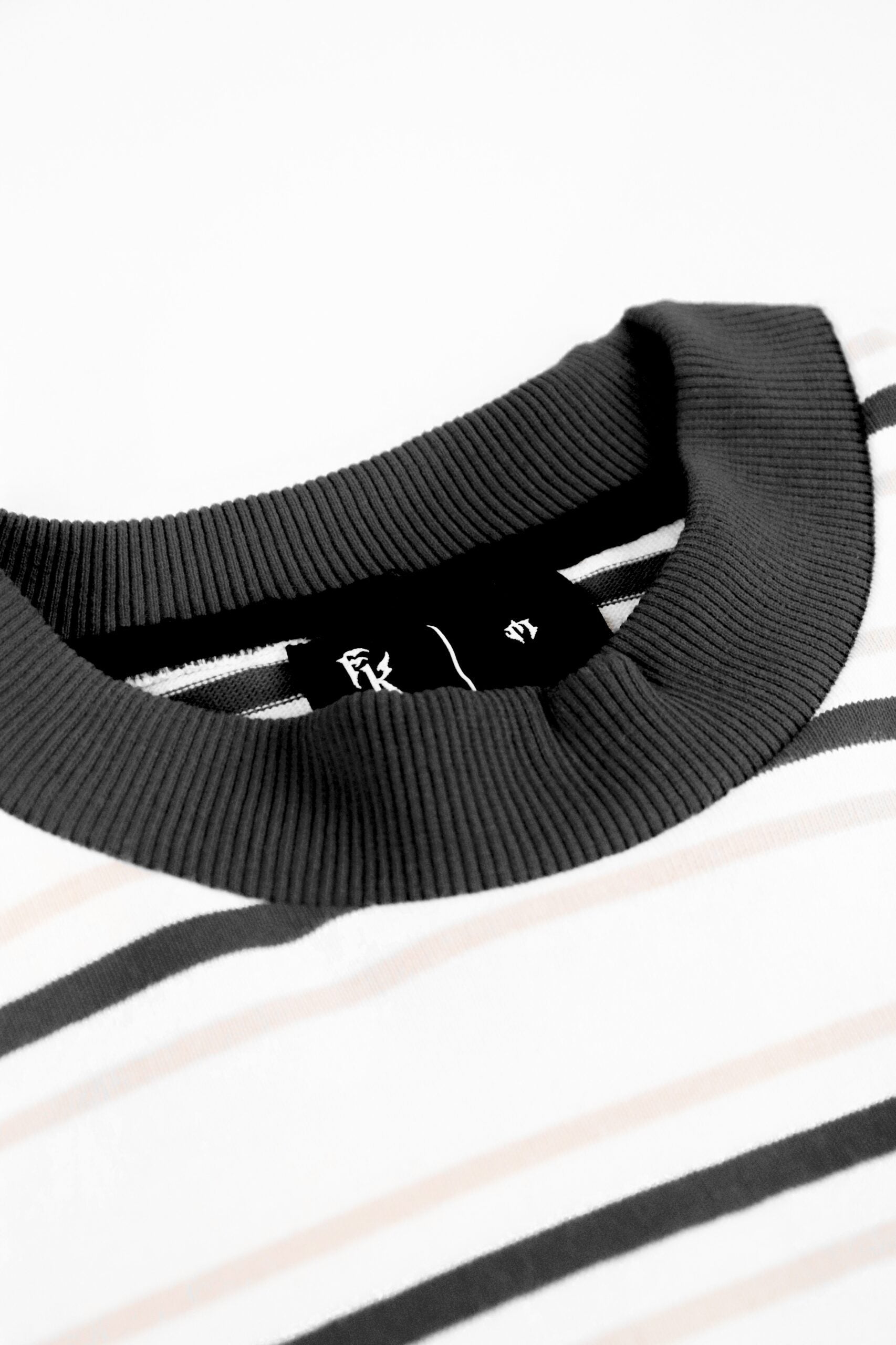 Social Test Stripes Tee Black