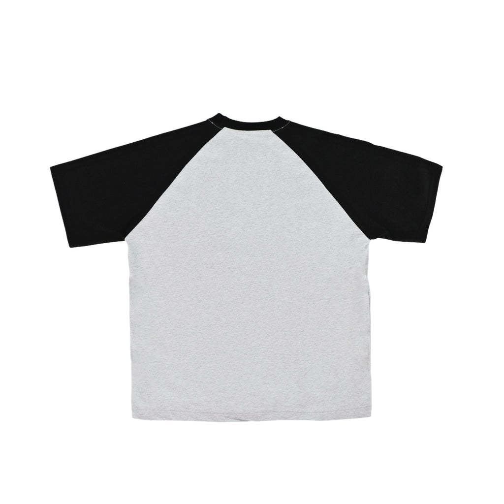 Social Test Retro Melange Tee Black