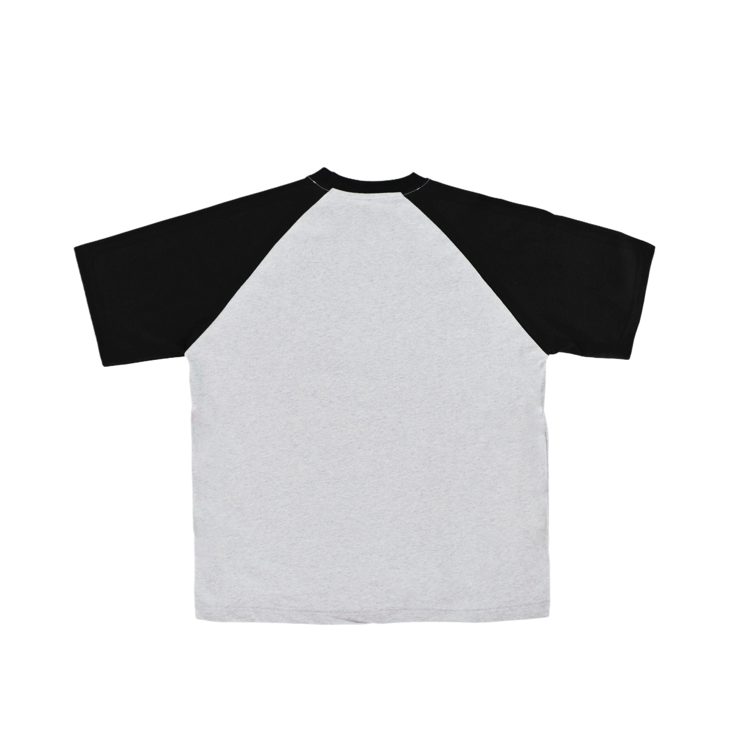 Social Test Retro Melange Tee Black