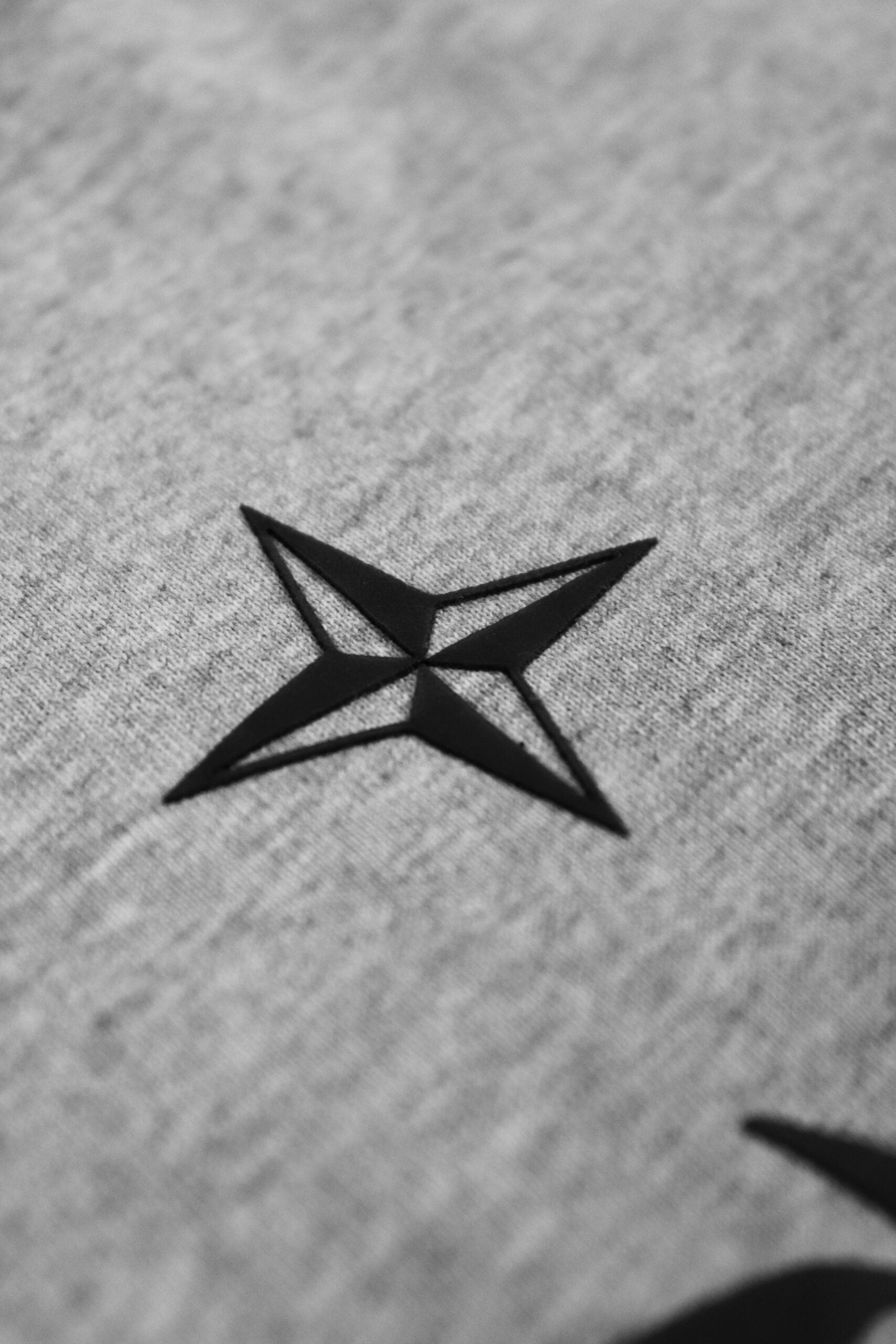Social Test Retro Melange Tee Black