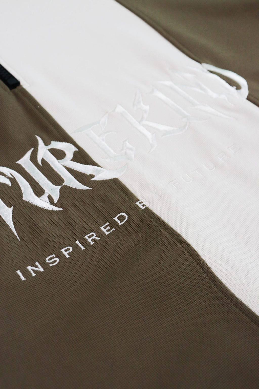 Social Test Embroidery Polo Shirt Khaki