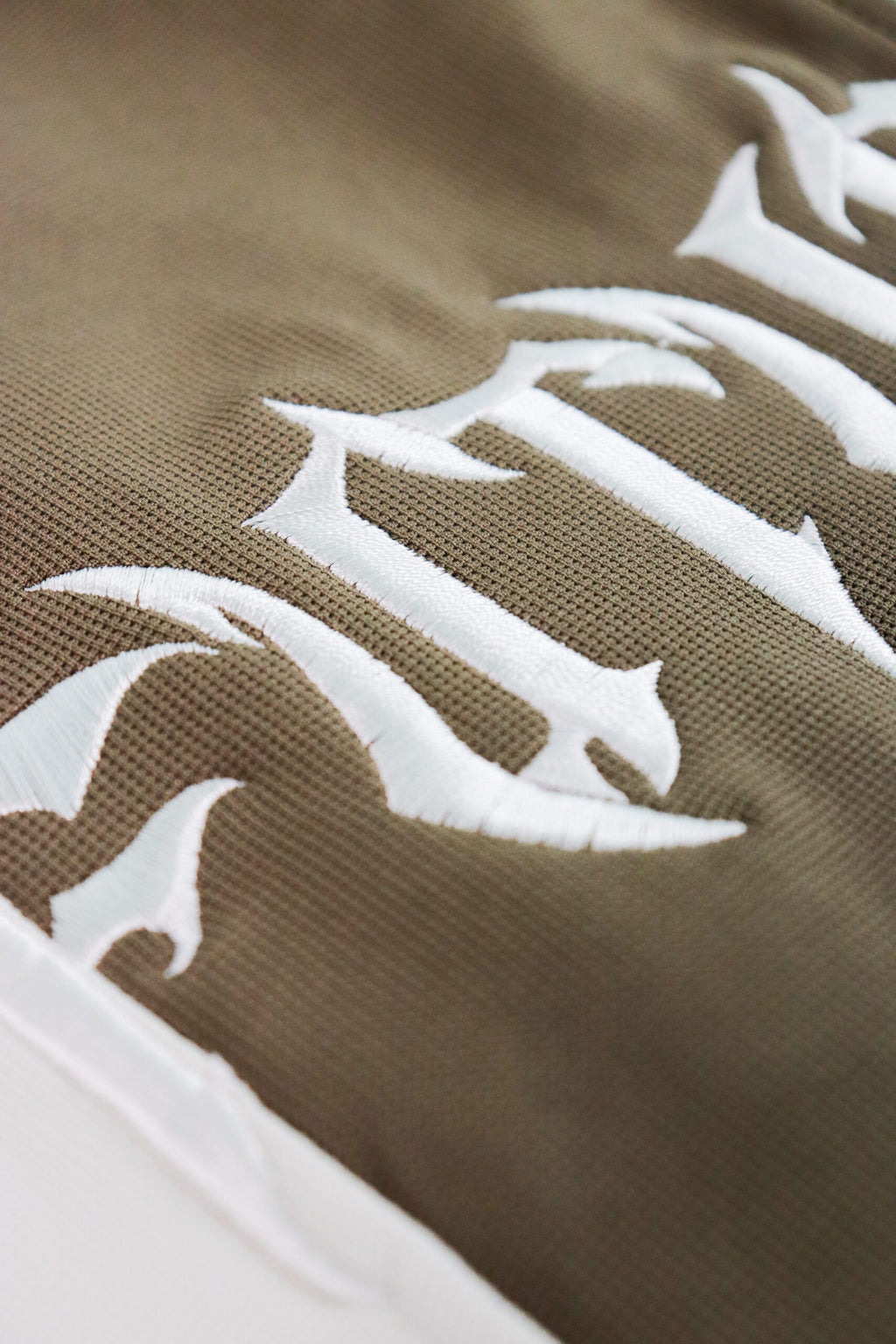 Social Test Embroidery Polo Shirt Khaki