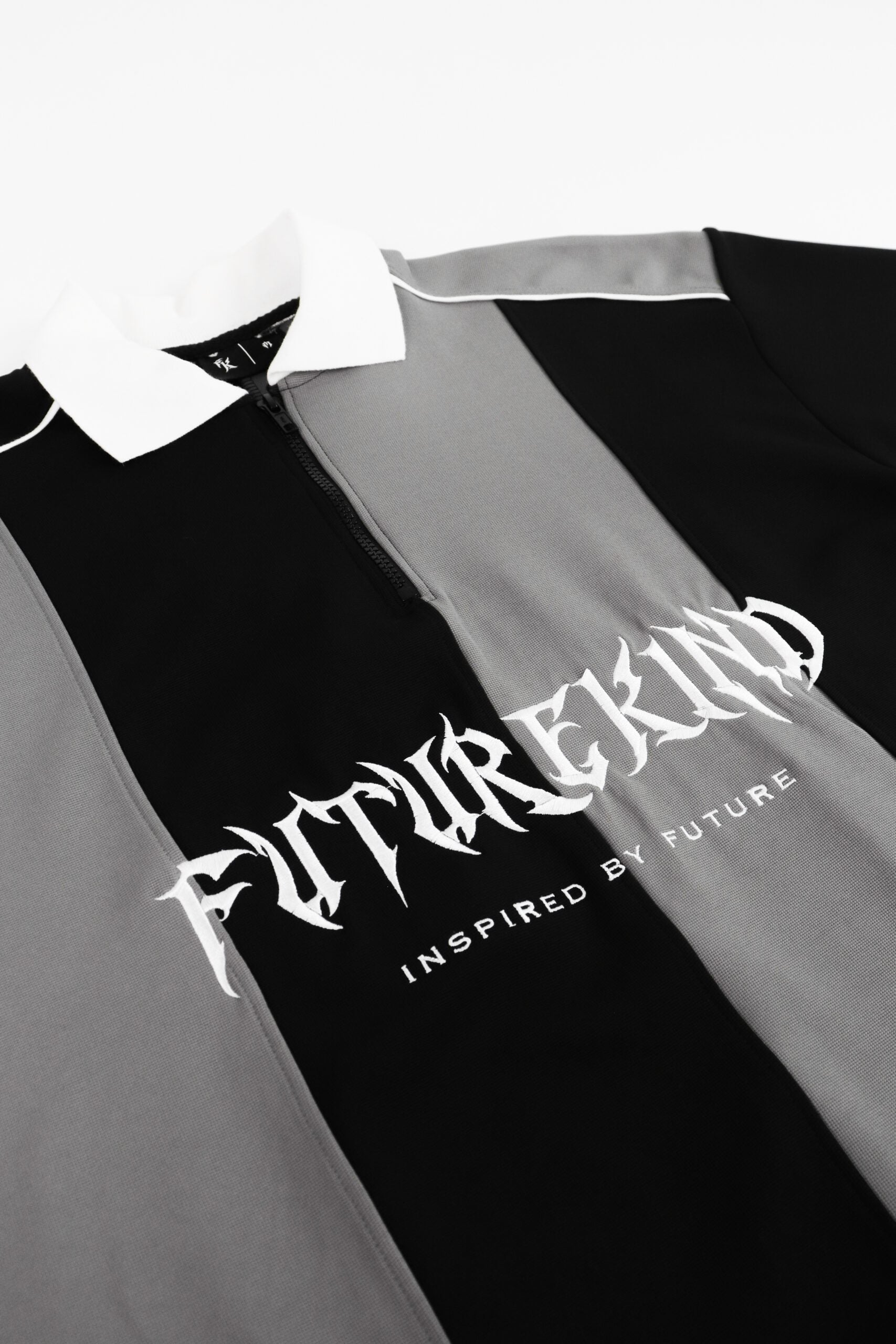 Social Test Embroidery Polo Shirt Black