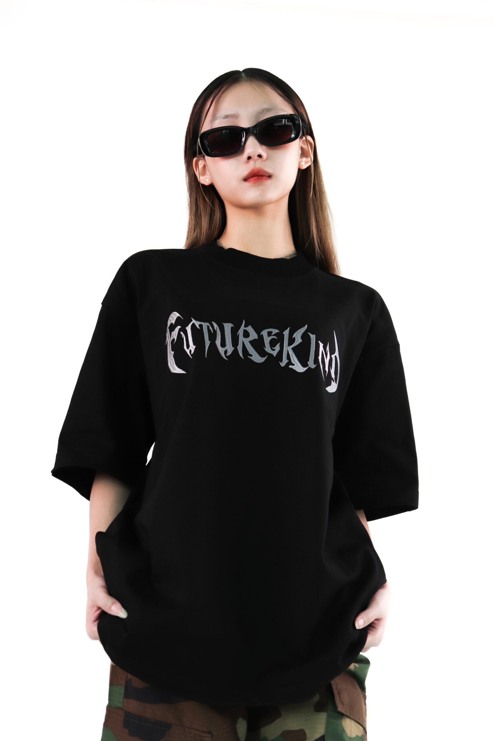 Trap ERA Embroid Logo Tee Black