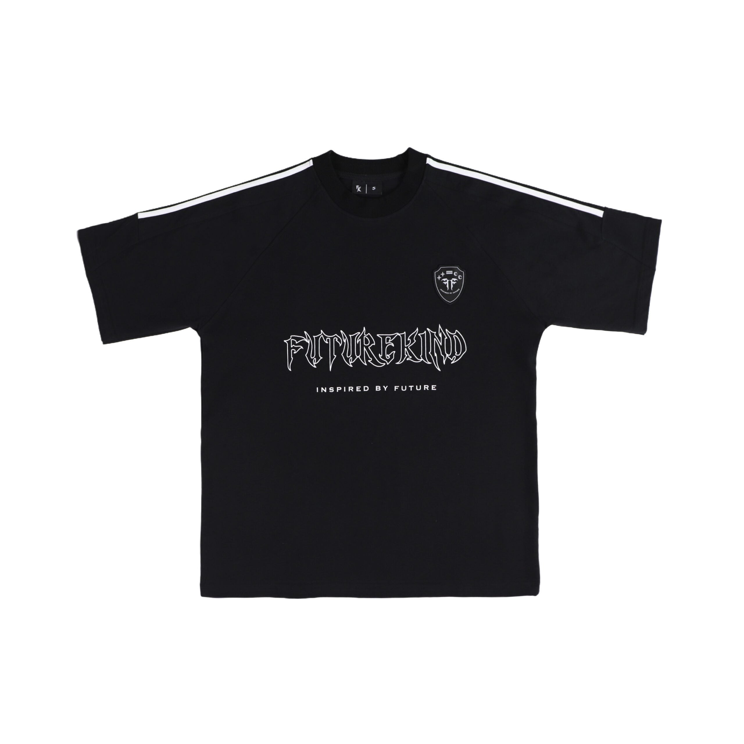 Trap ERA Badges Logo Tee Black