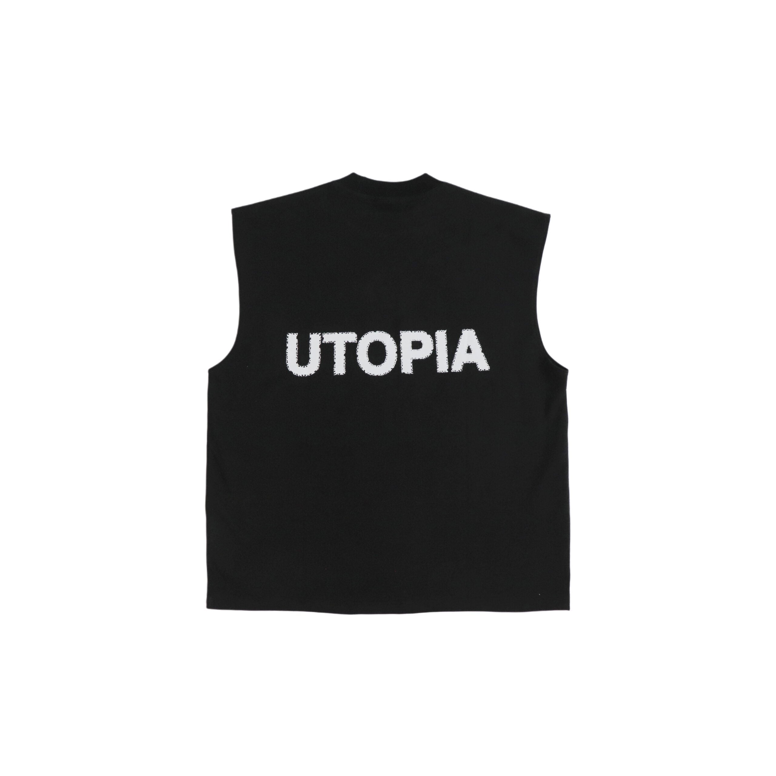 Utopia Third Eyes Non Sleeve Tee Black