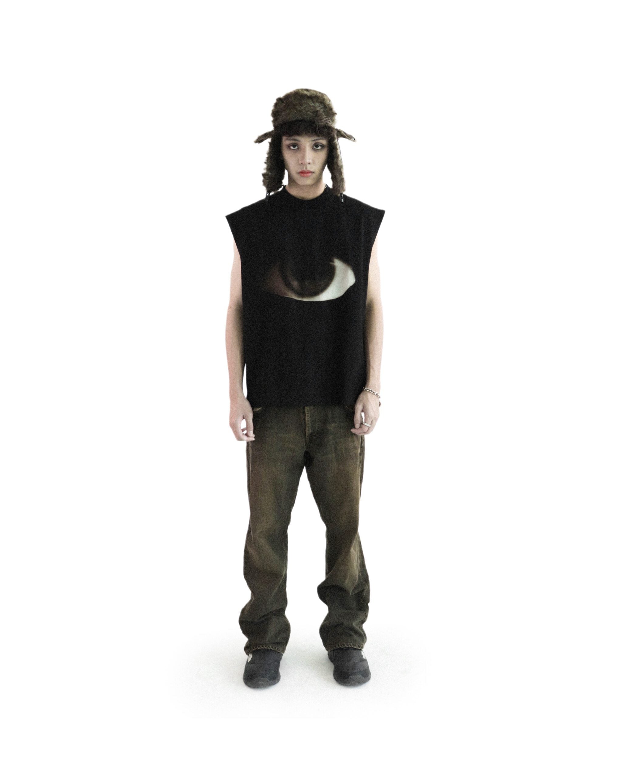 Utopia Third Eyes Non Sleeve Tee Black