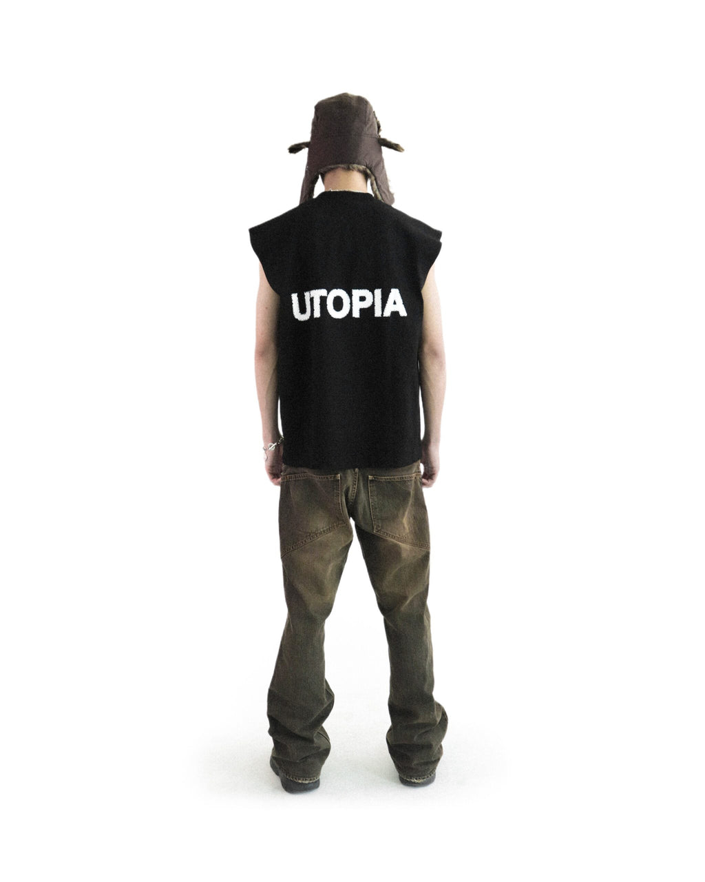 Utopia Third Eyes Non Sleeve Tee Black