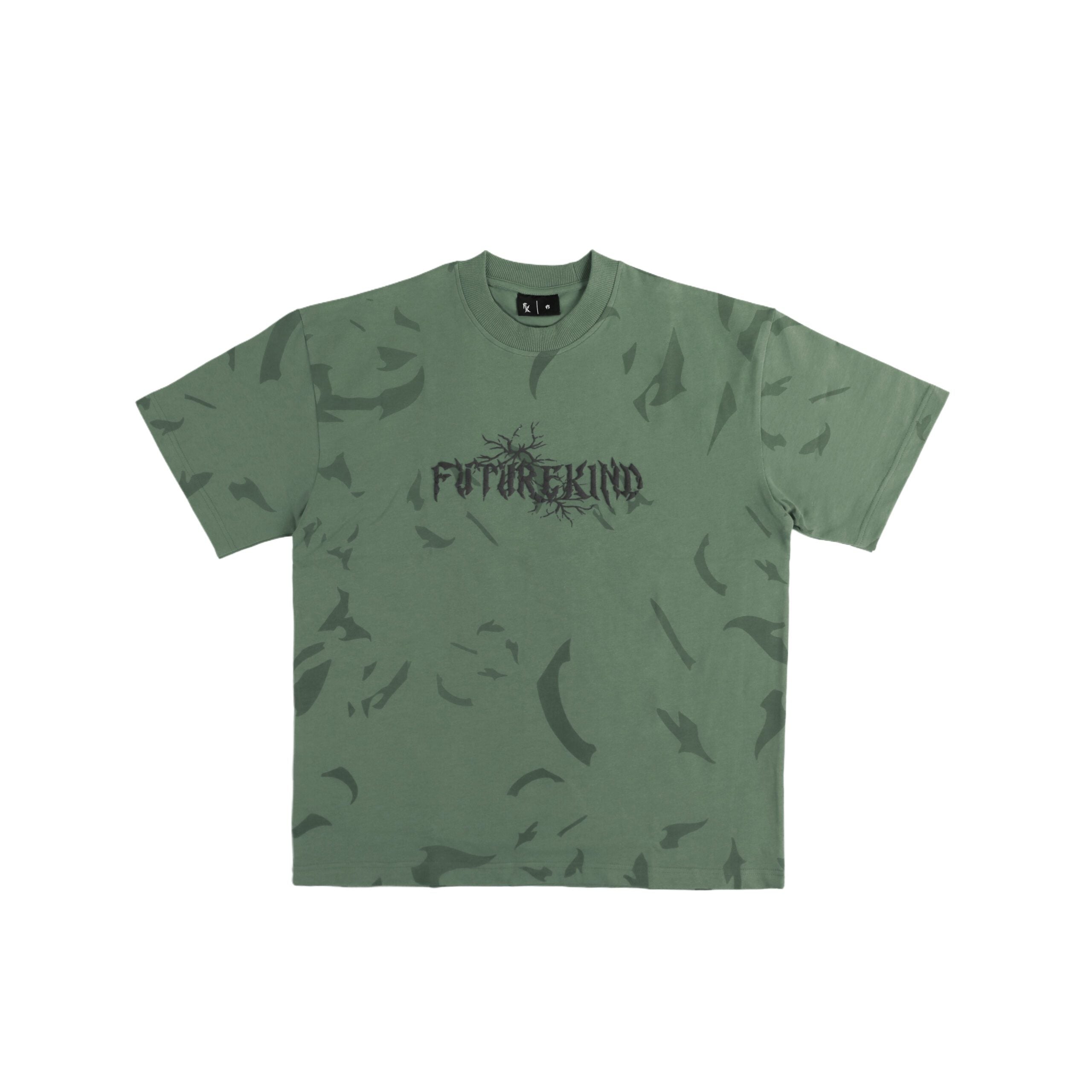 Time Crack Essential Tee Green