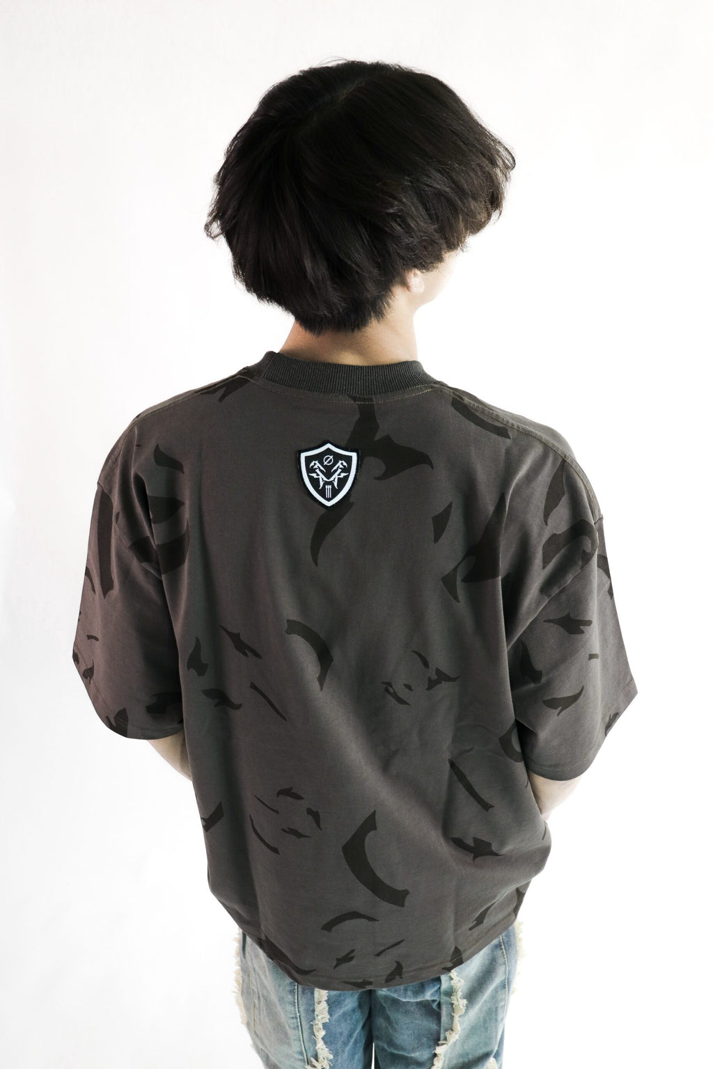 Time Crack Essential Tee Grey