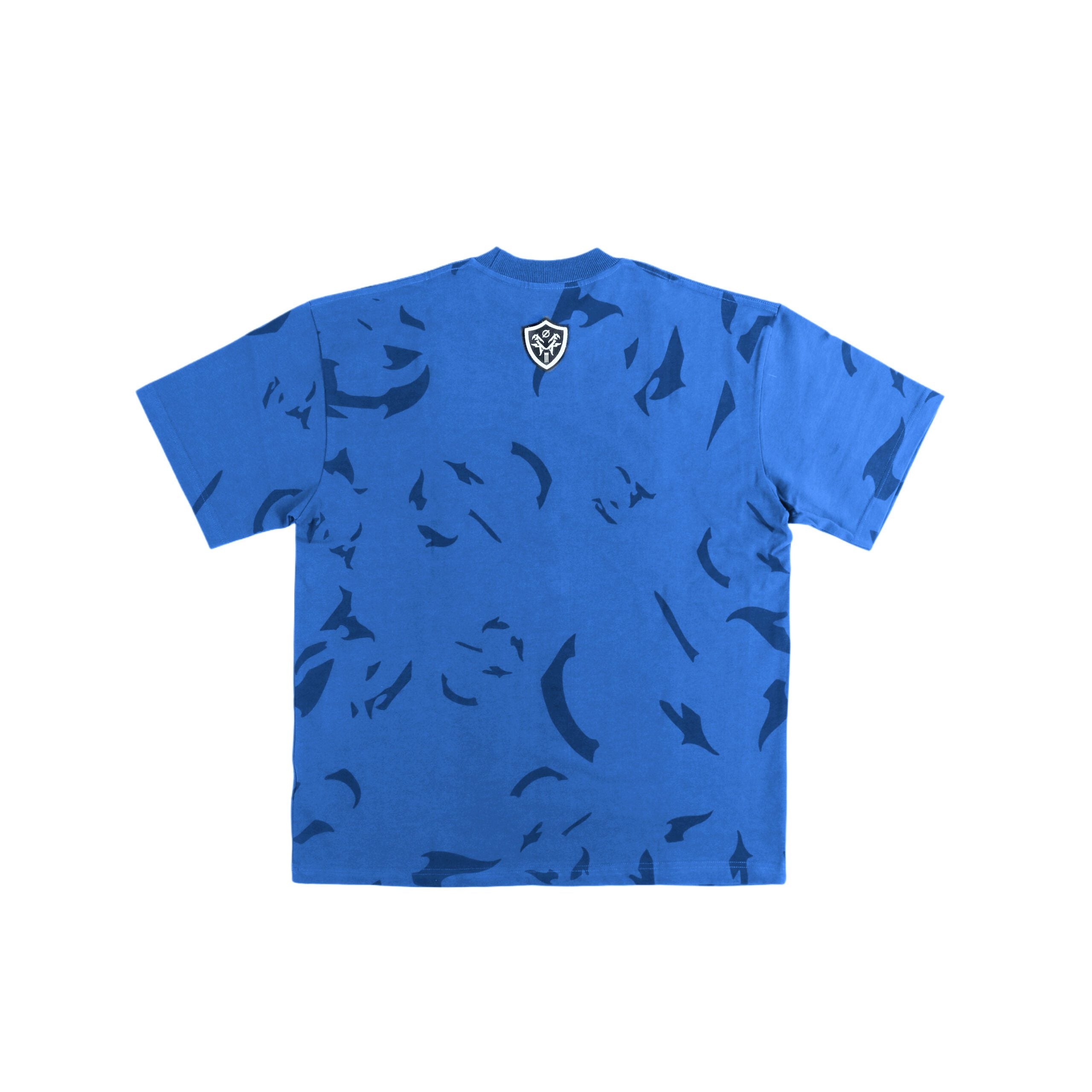 Time Crack Essential Tee Blue