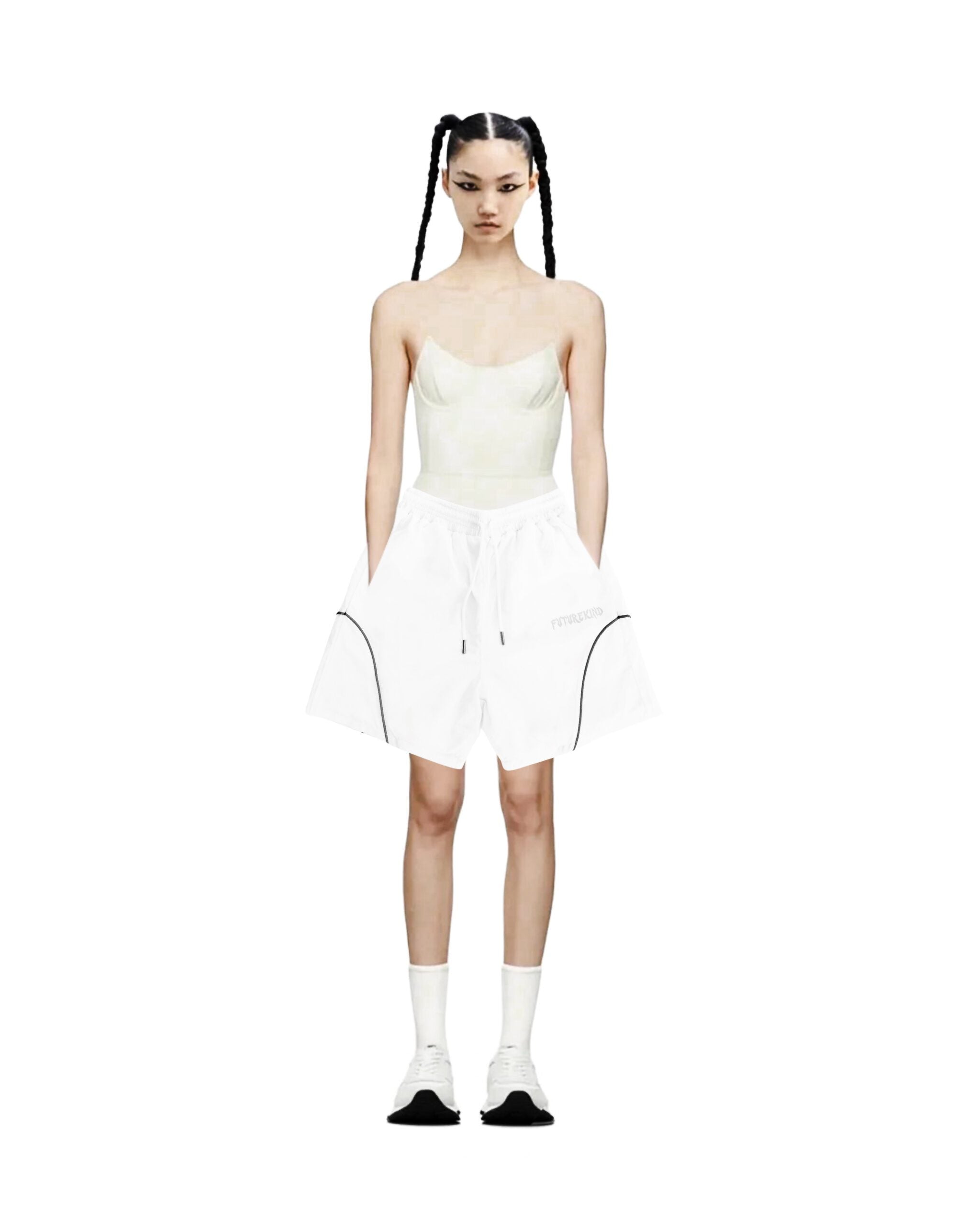 Immortal Reflective Shorts White