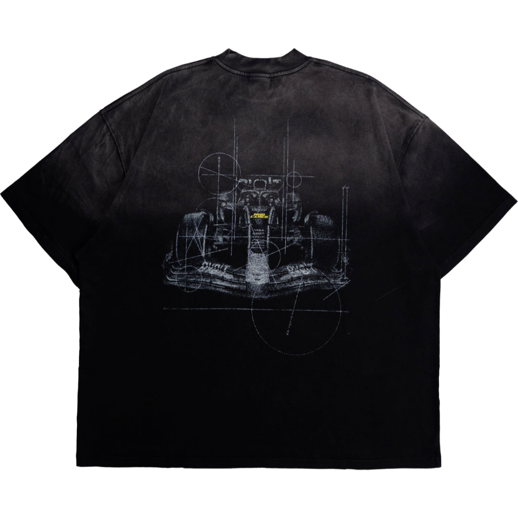 Washed Turbo Mode Tee Black