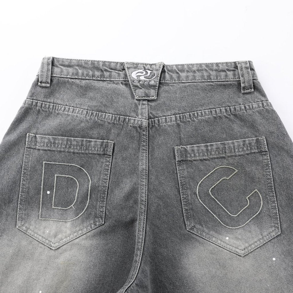 Baggy Curve Jeans (Vintage Grey)